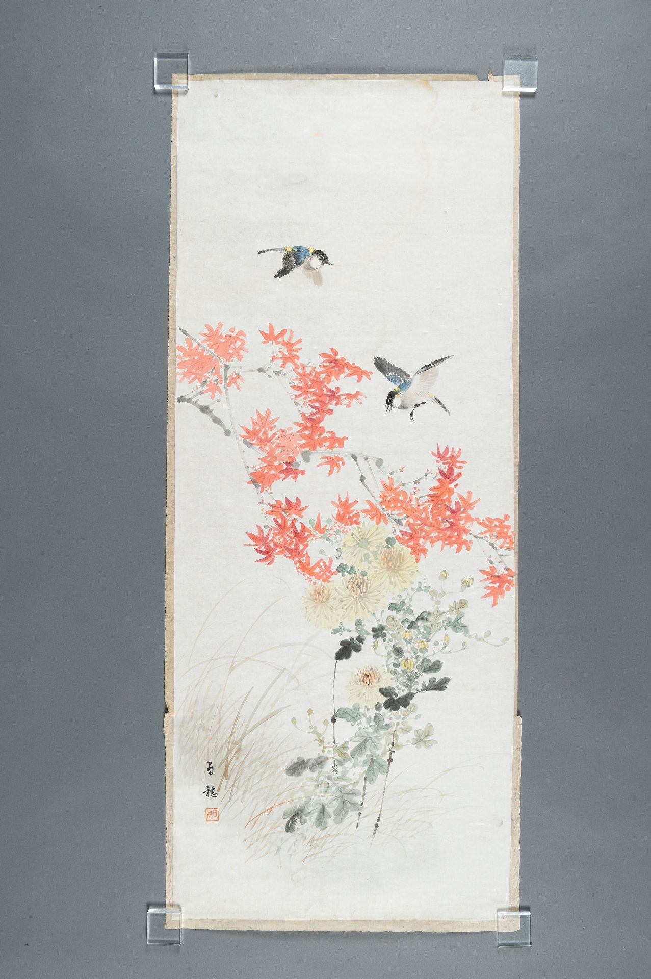 HIRAFUKU HYAKUSUI (1877-1933): TWELWE PAINTINGS OF BIRDS - Image 63 of 74