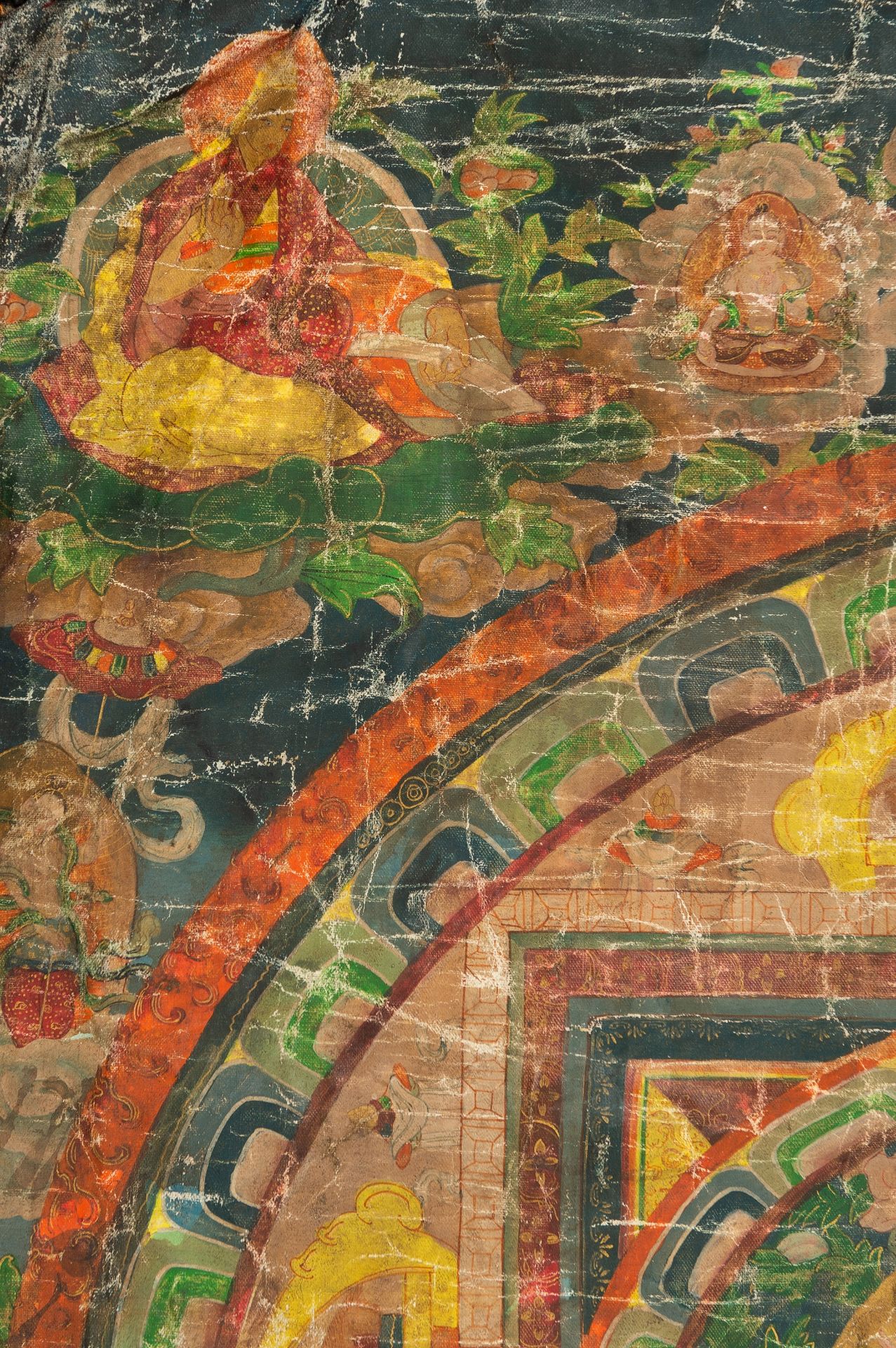 A THANGKA OF EIGHT-ARMED ARYA TARA, 17th - 18th CENTURY - Image 5 of 12