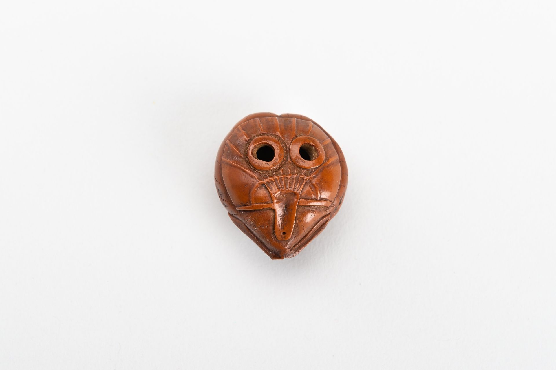 A KURUMI MASK NETSUKE OF HYOTTOKO - Image 7 of 7