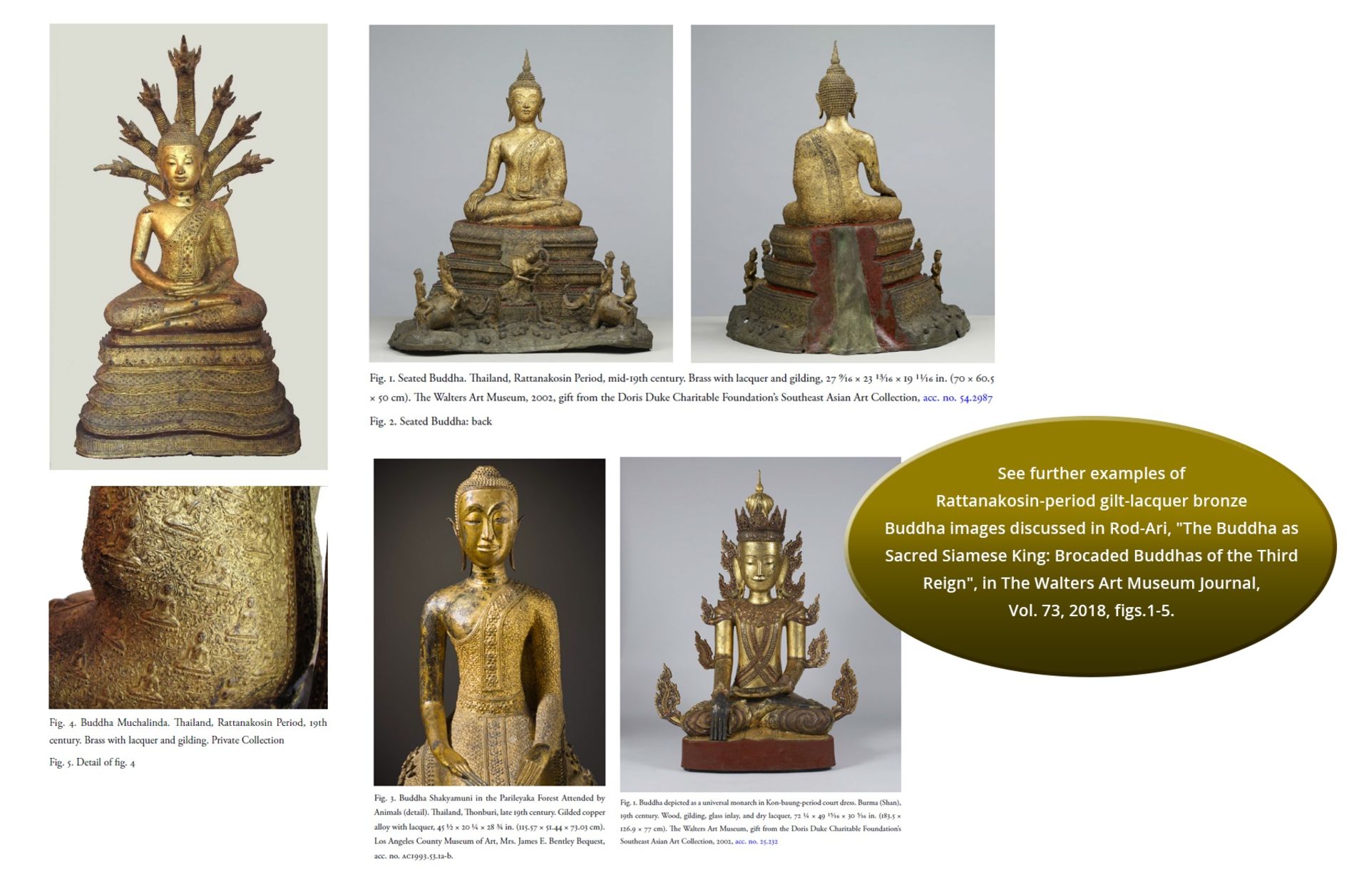 AN IMPRESSIVE LACQUER GILT BRONZE FIGURE OF BUDDHA, RATTANAKOSIN - Image 11 of 22