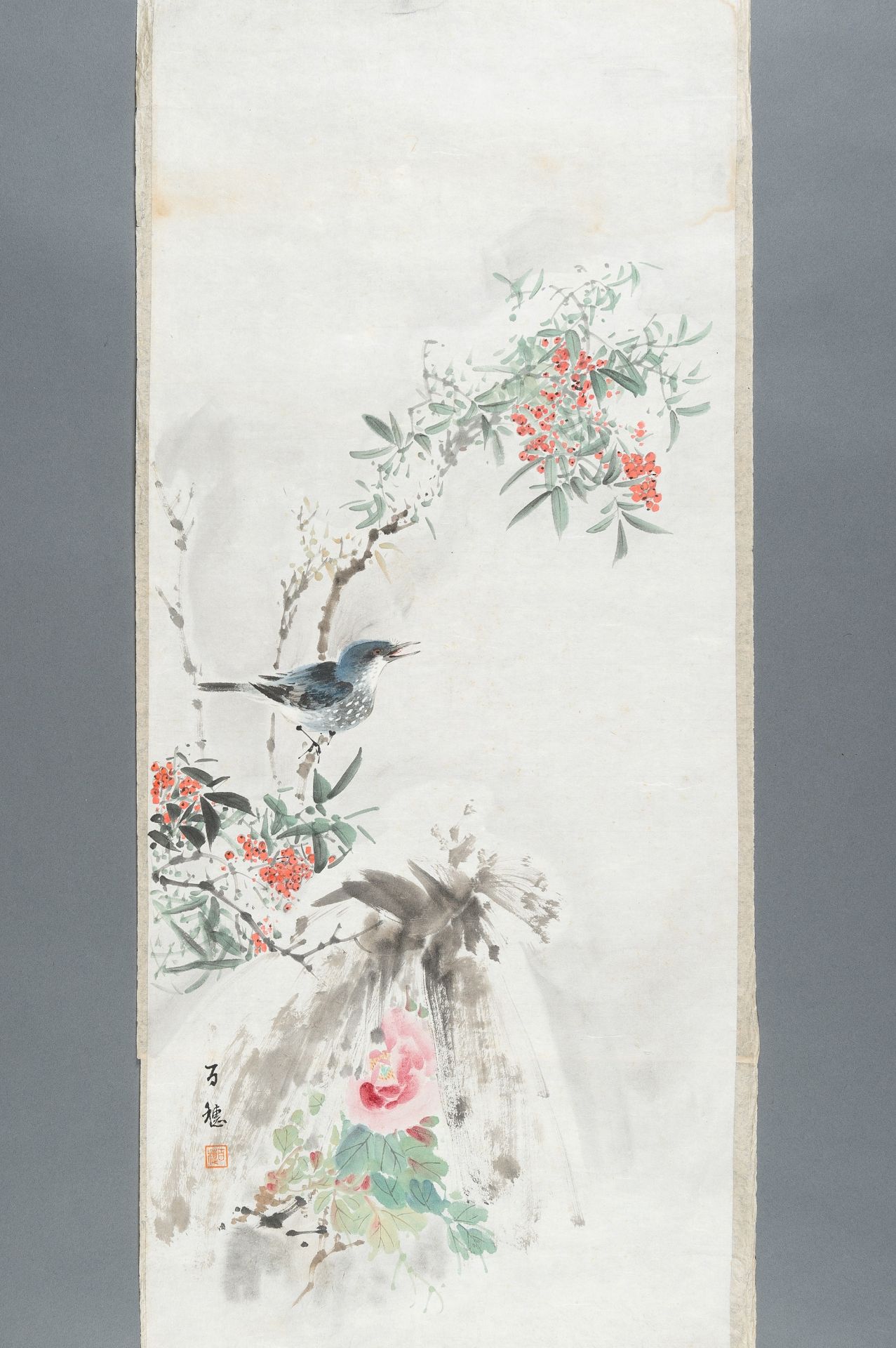 HIRAFUKU HYAKUSUI (1877-1933): TWELWE PAINTINGS OF BIRDS - Bild 3 aus 74