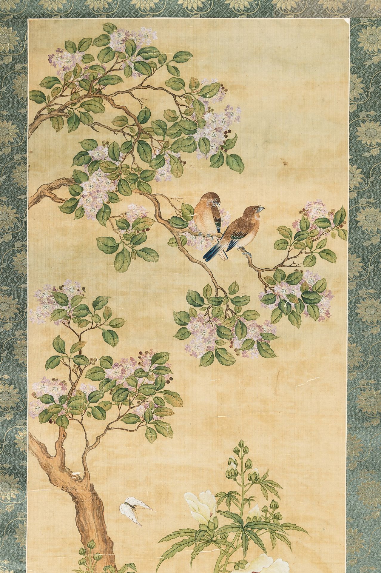 A GROUP OF THREE SCROLL PAINTINGS WITH DUCKS, BIRDS, AND RABBITS, QING - Image 9 of 30