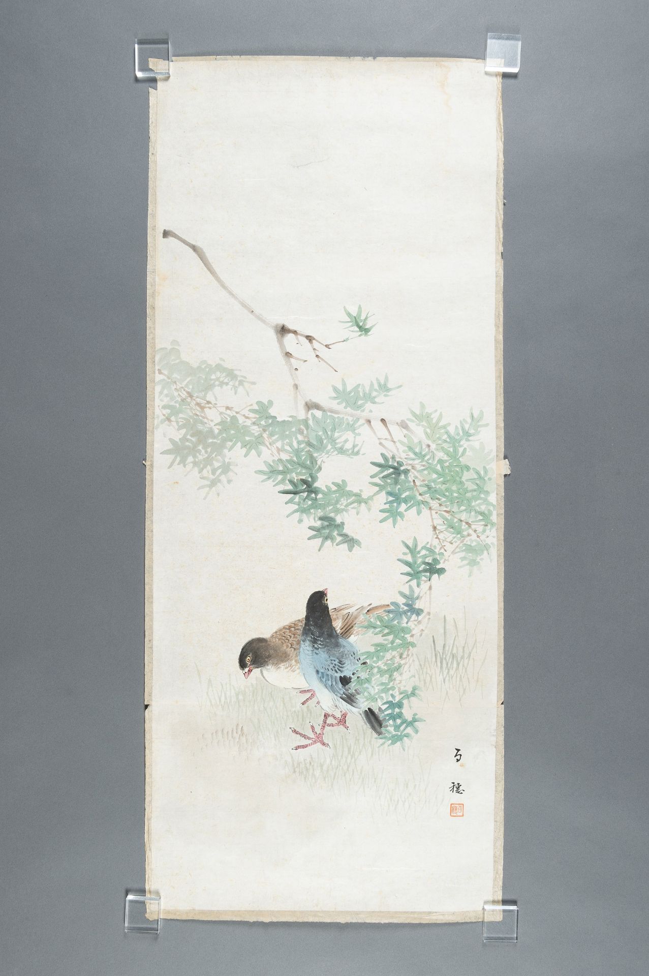 HIRAFUKU HYAKUSUI (1877-1933): TWELWE PAINTINGS OF BIRDS - Bild 57 aus 74