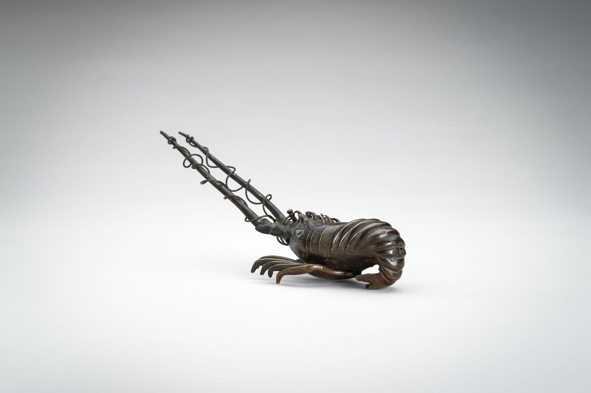 A BRONZE OKIMONO OF A SPINY LOBSTER, MEIJI - Bild 8 aus 13