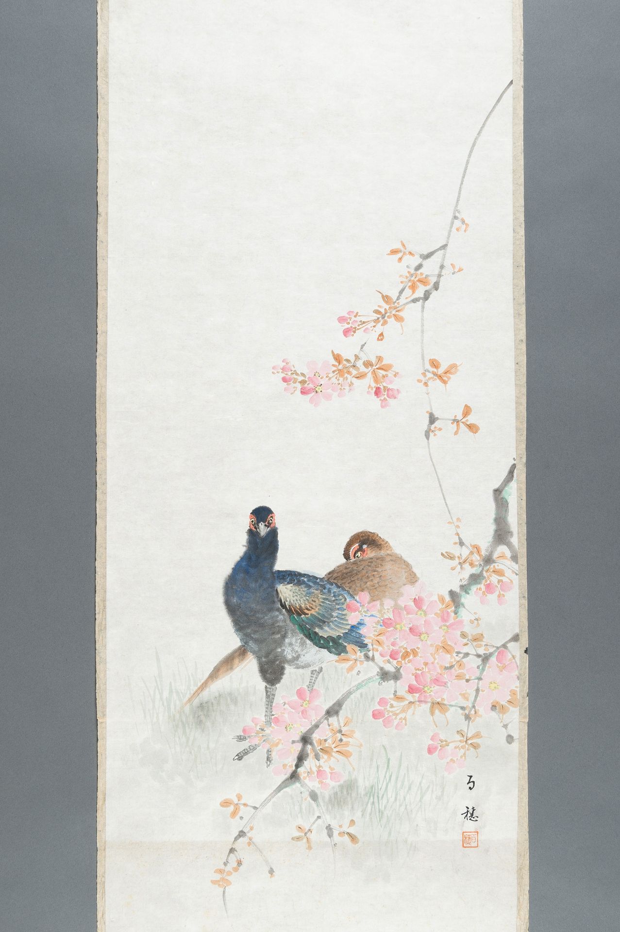 HIRAFUKU HYAKUSUI (1877-1933): TWELWE PAINTINGS OF BIRDS - Bild 70 aus 74