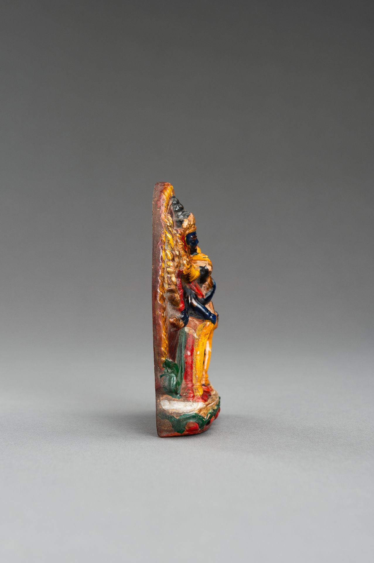 A TSA TSA WITH CHAKRASAMVARA, c. 1900s - Bild 5 aus 8