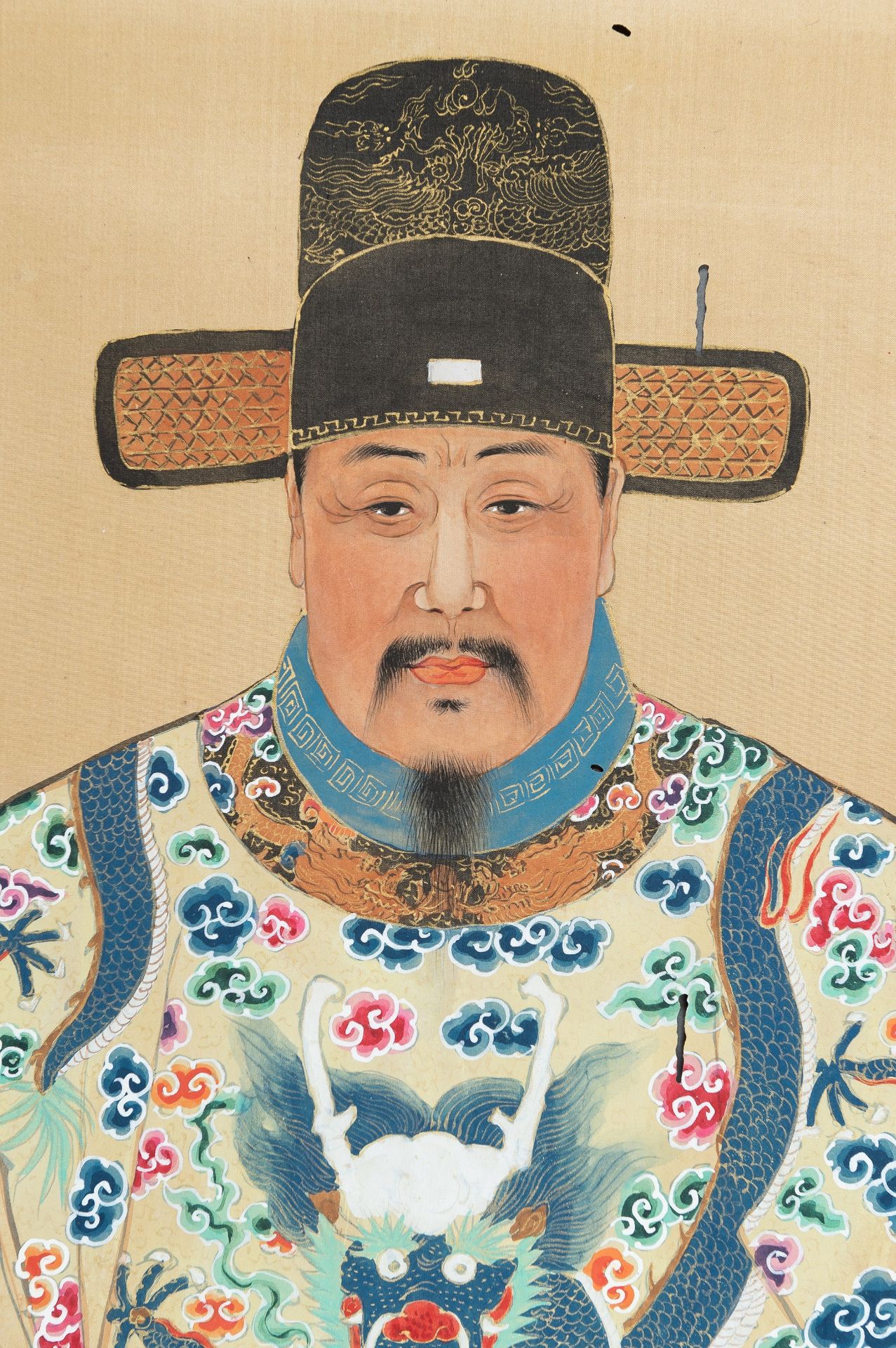 PORTRAIT OF THE EMPEROR HONGWU', QING DYNASTY - Bild 4 aus 9