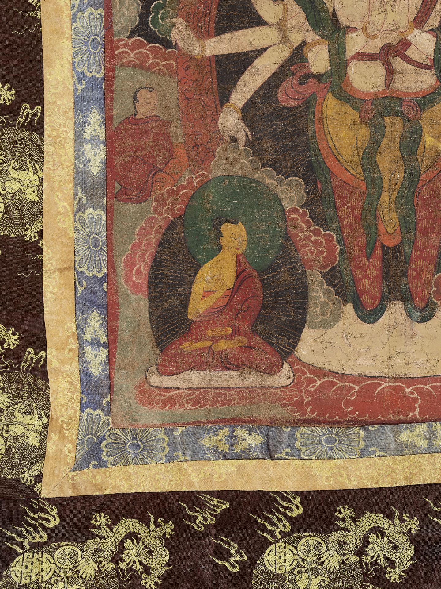 A THANGKA OF EKADASHAMUKHA AVALOKITESHVARA - Image 5 of 8