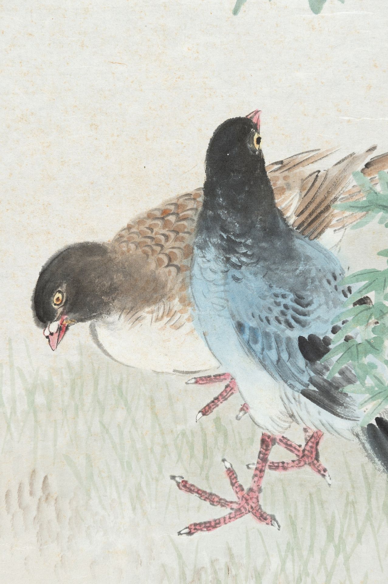 HIRAFUKU HYAKUSUI (1877-1933): TWELWE PAINTINGS OF BIRDS - Bild 60 aus 74