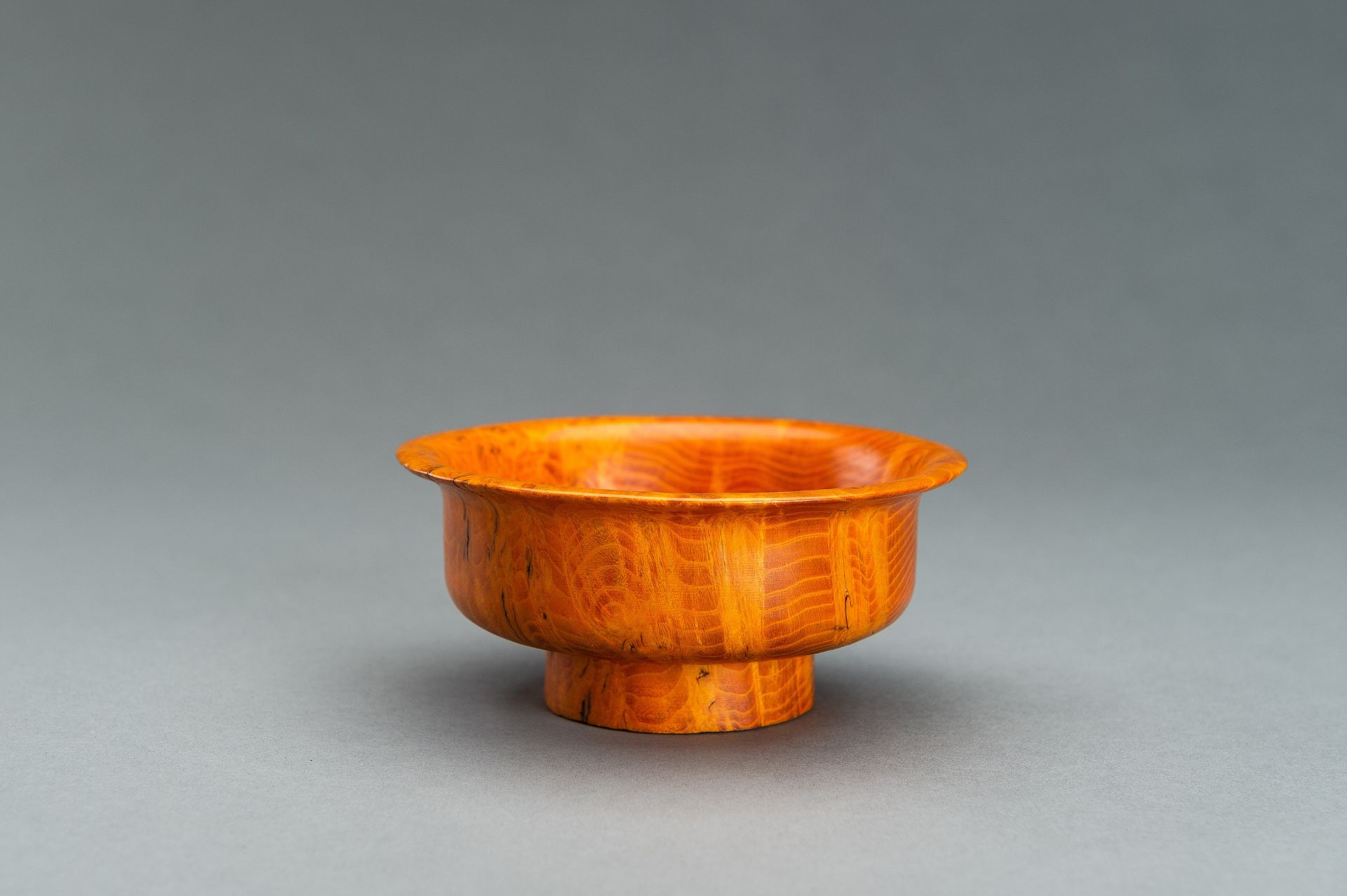 A LOT WITH FOUR TIBETAN ROOT WOOD CUPS - Image 3 of 13