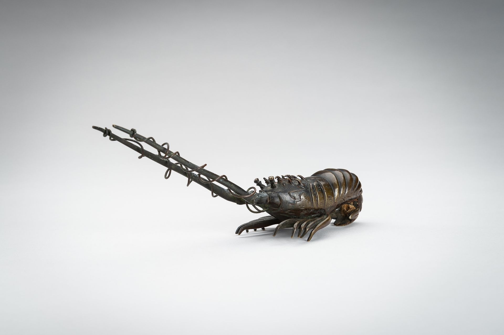 A BRONZE OKIMONO OF A SPINY LOBSTER, MEIJI - Image 9 of 13