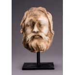 A GANDHARAN MARBLE HEAD OF A MAN