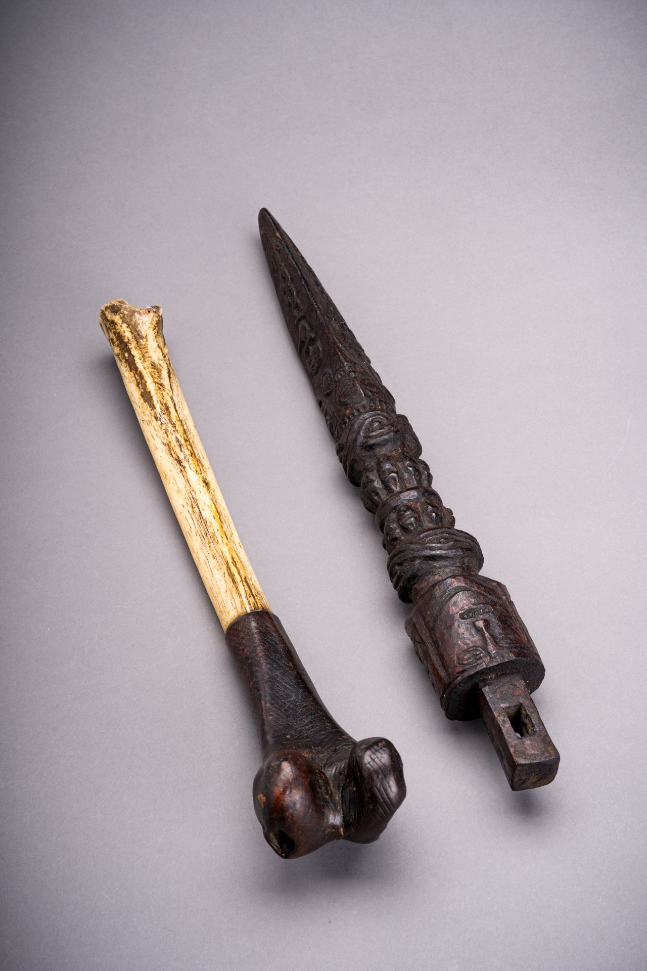 TWO TIBETAN RITUAL OBJECTS - Bild 5 aus 5