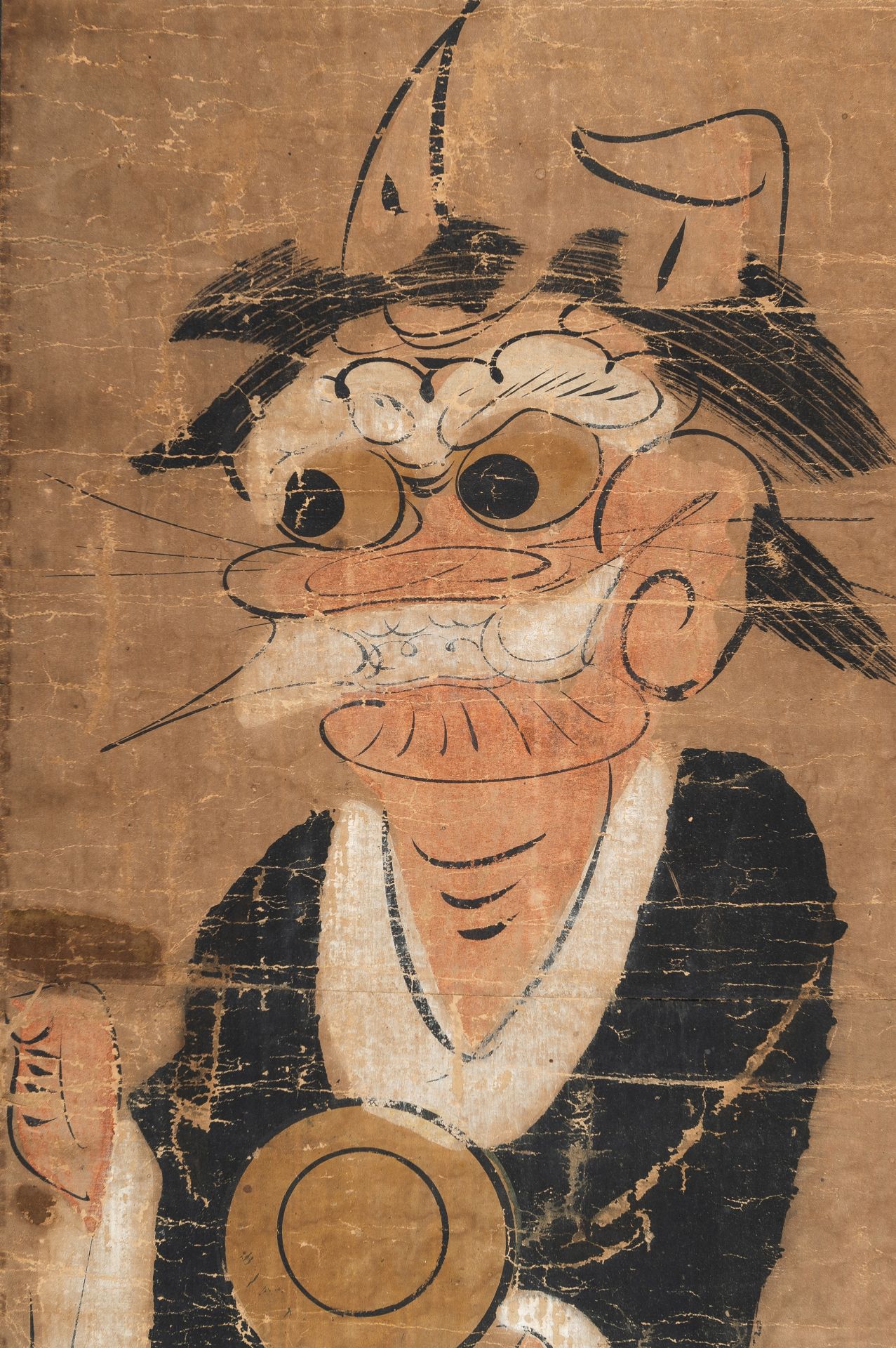 AN OTSU-E PAINTING OF ONI NO NENBUTSU - Bild 5 aus 9