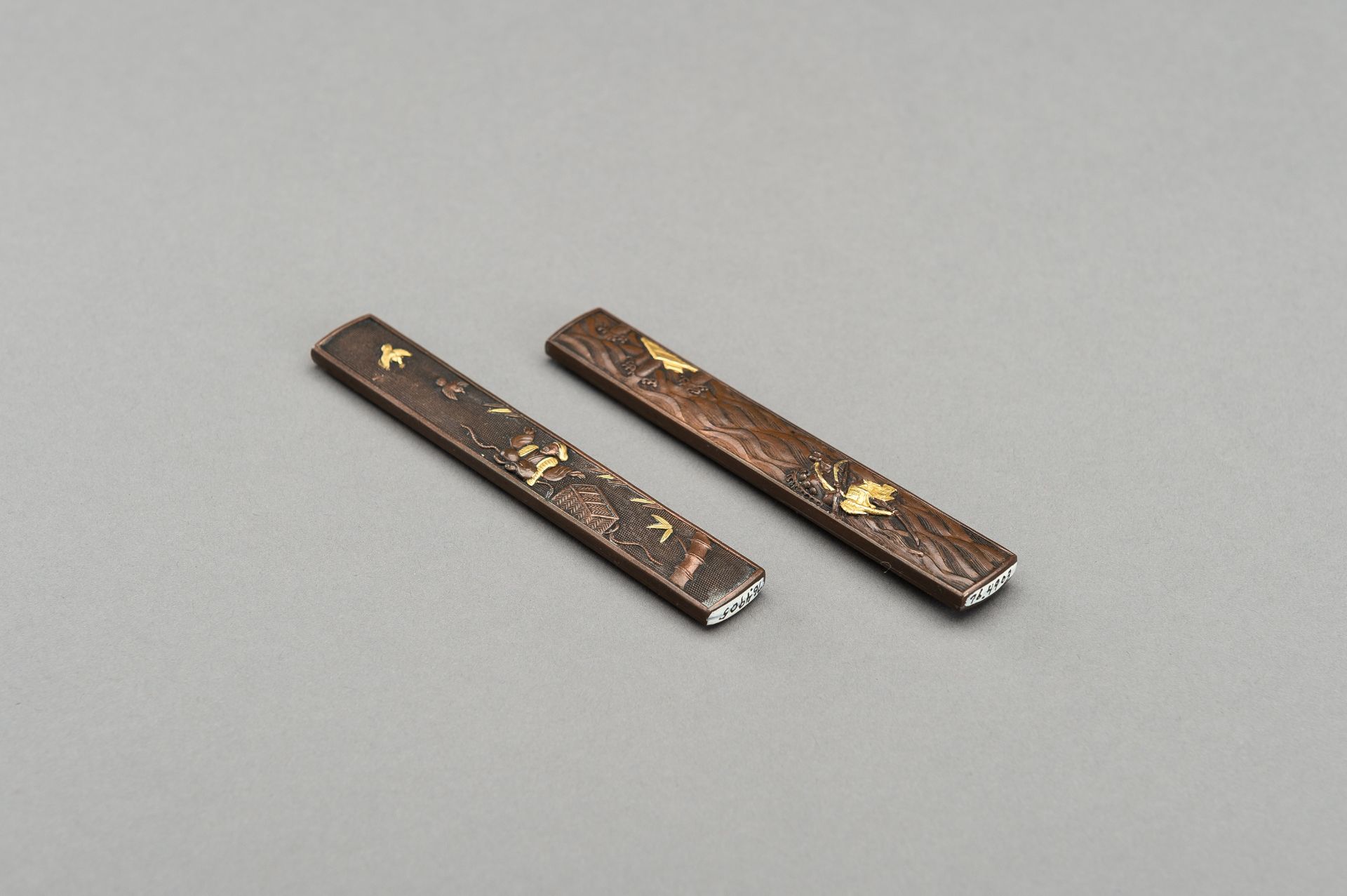 TWO COPPER AND GOLD KOZUKA - Bild 5 aus 10