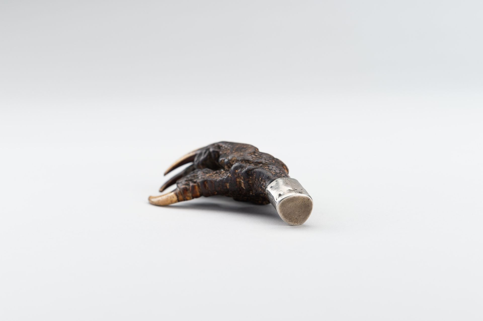 A LARGE NATURAL INU-WASHI EAGLE CLAW NETSUKE - Image 6 of 11