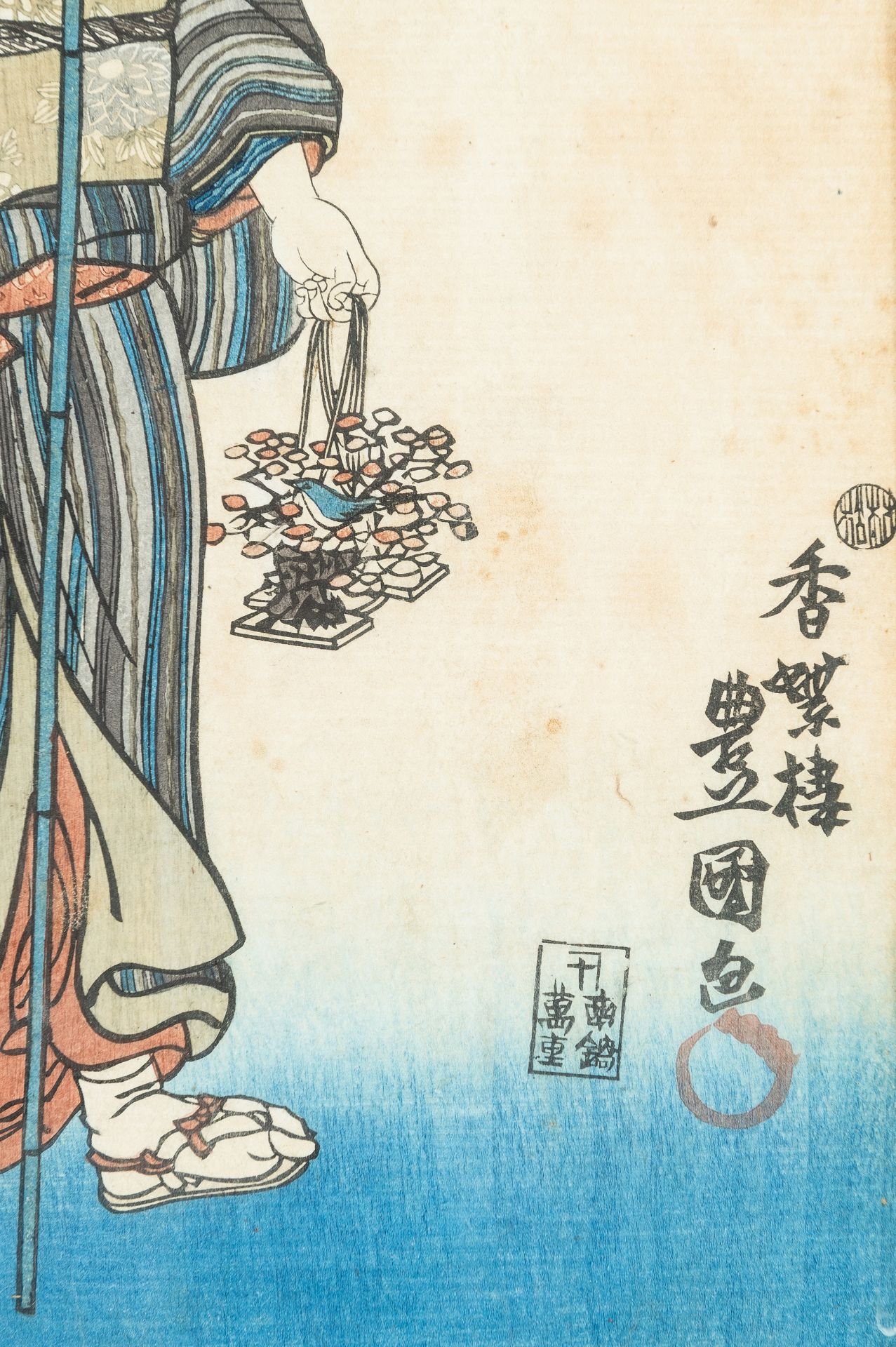 A LOT WITH SIX JAPANESE COLOR WOODBLOCK PRINTS - Image 20 of 31