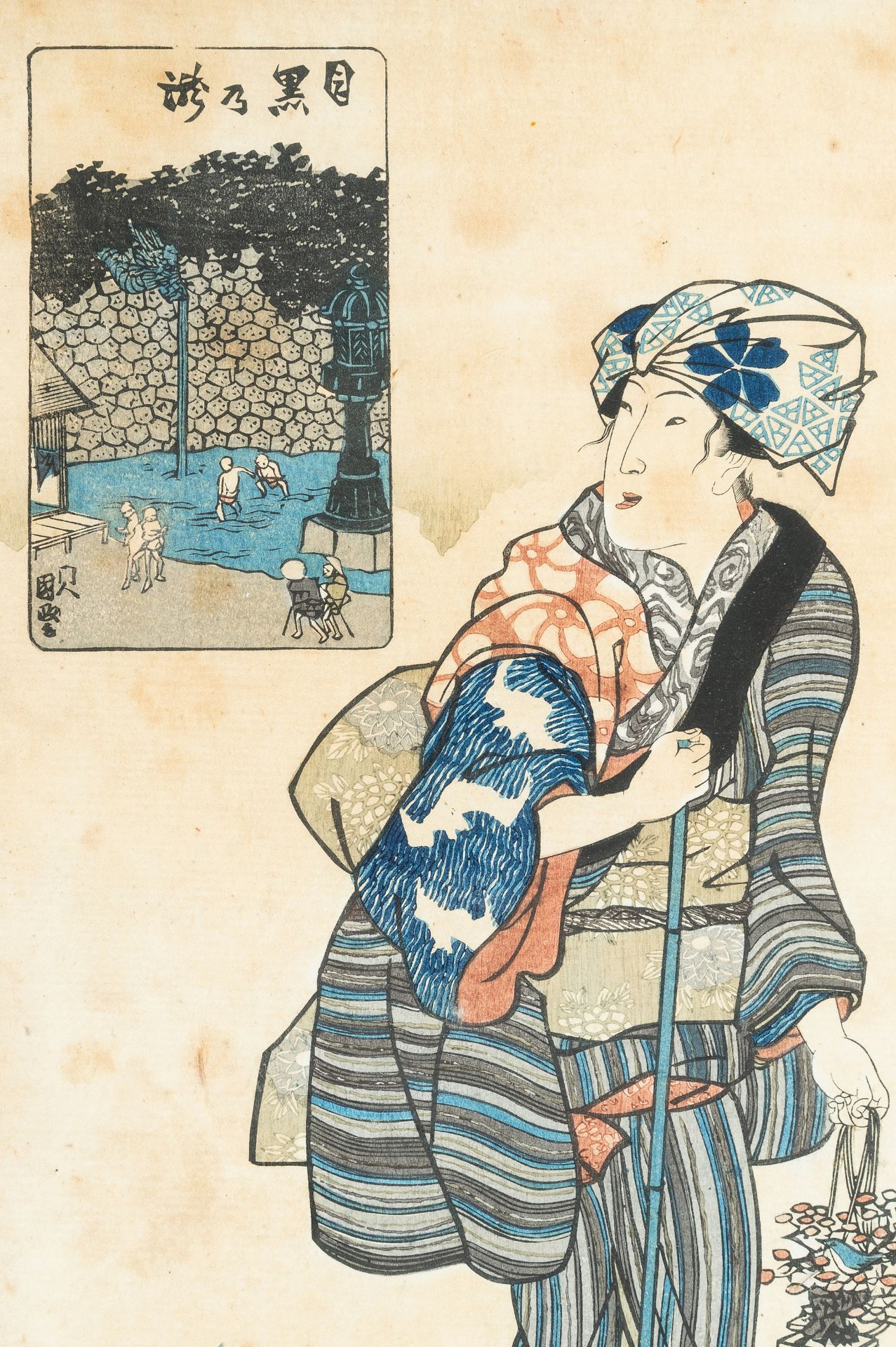 A LOT WITH SIX JAPANESE COLOR WOODBLOCK PRINTS - Image 19 of 31