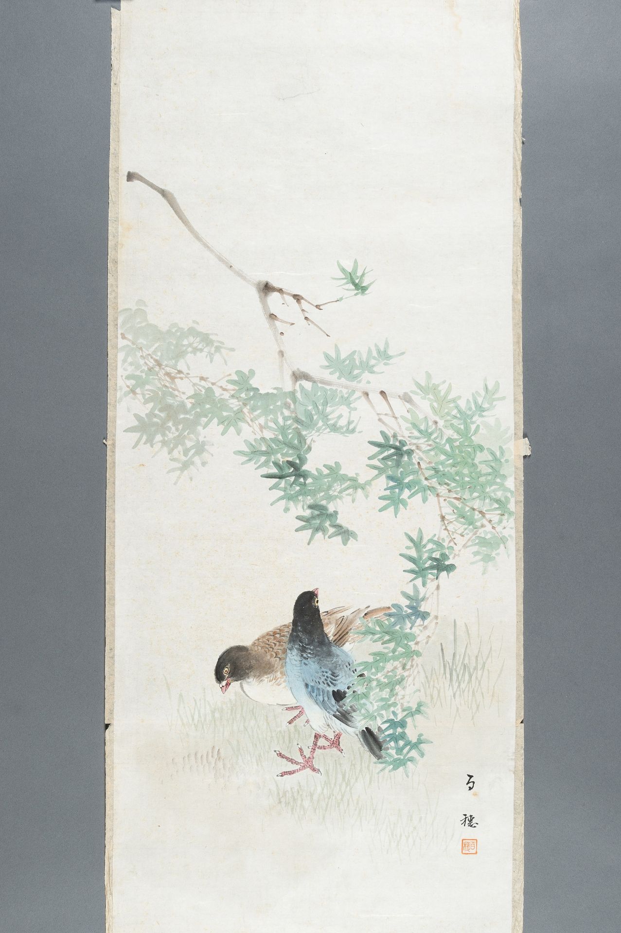 HIRAFUKU HYAKUSUI (1877-1933): TWELWE PAINTINGS OF BIRDS - Image 58 of 74