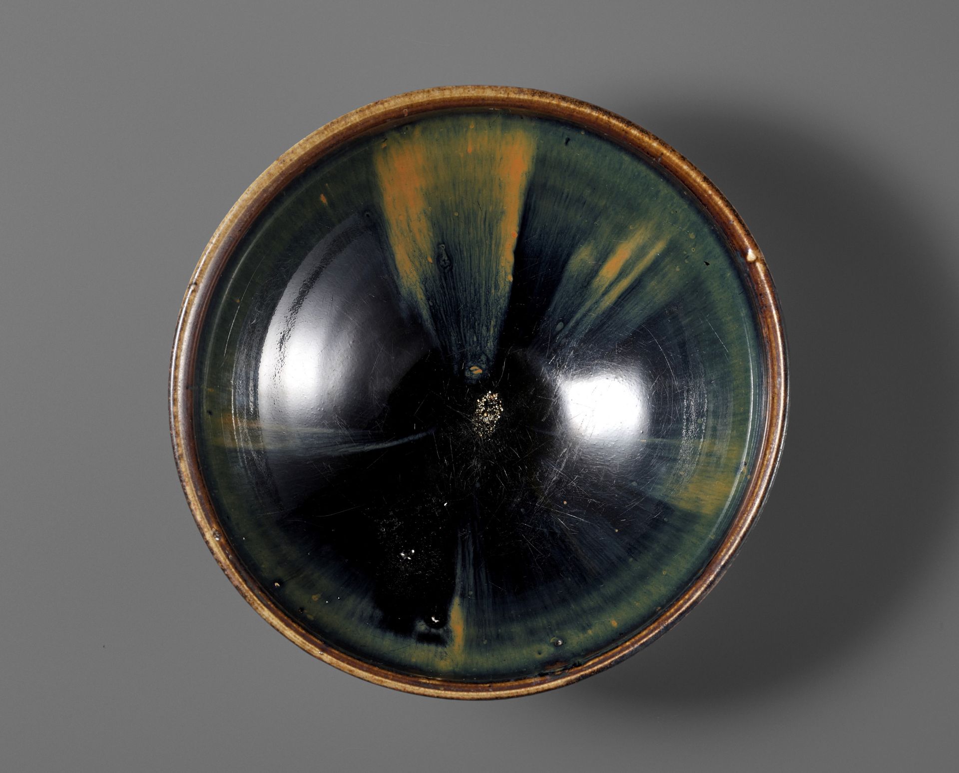 A CIZHOU-TYPE 'HARE'S FURE' GLAZED TEA BOWL, SONG DYNASTY