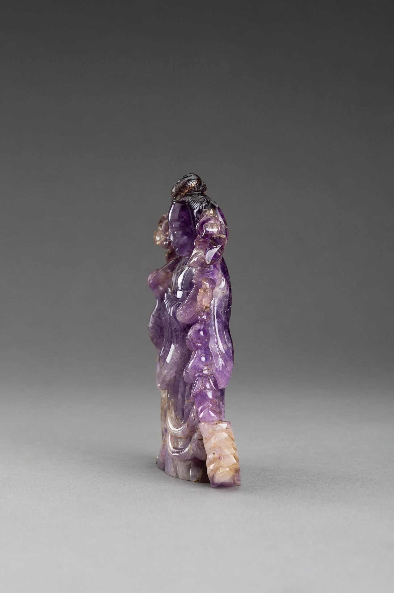 AN AMETHYST GROUP OF MAGU, 1900s - Image 8 of 11