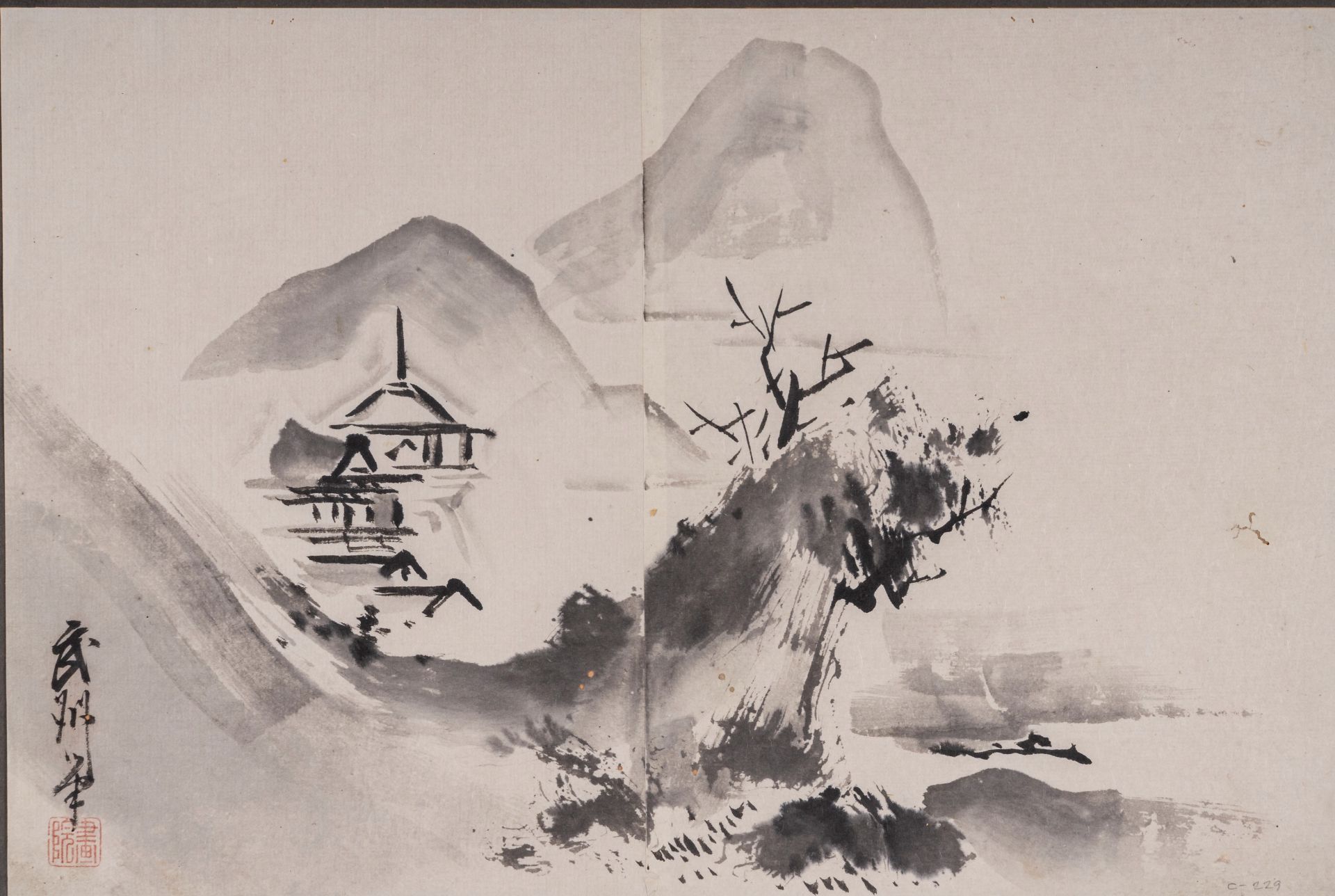 AN INK PAINTING OF WUZHOU