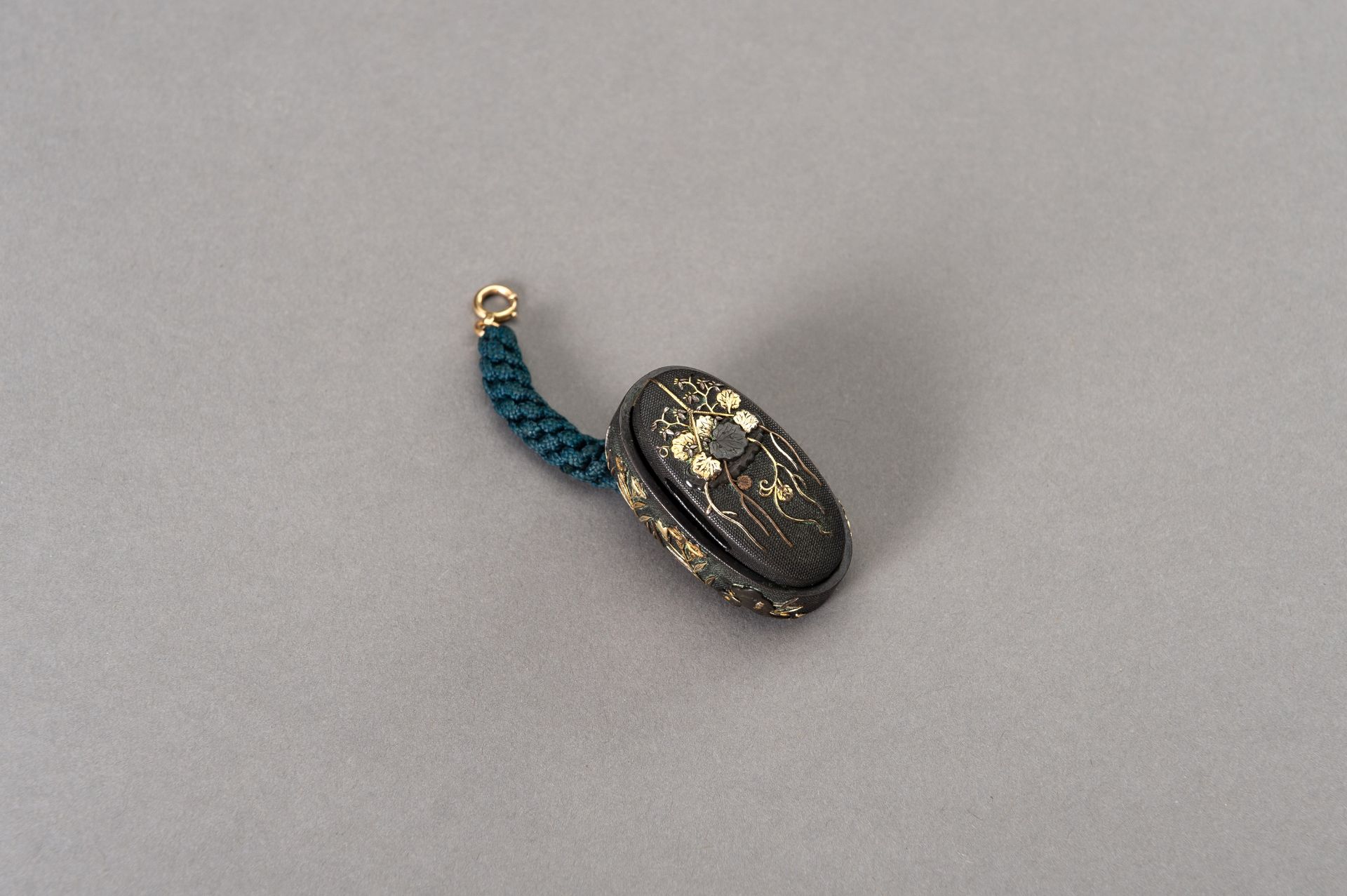 A FINE FUCHI AND KASHIRA WITH BELL FLOWERS - Image 2 of 9