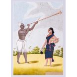 AN INDIAN COMPANY SCHOOL PAINTING, 1790-1800