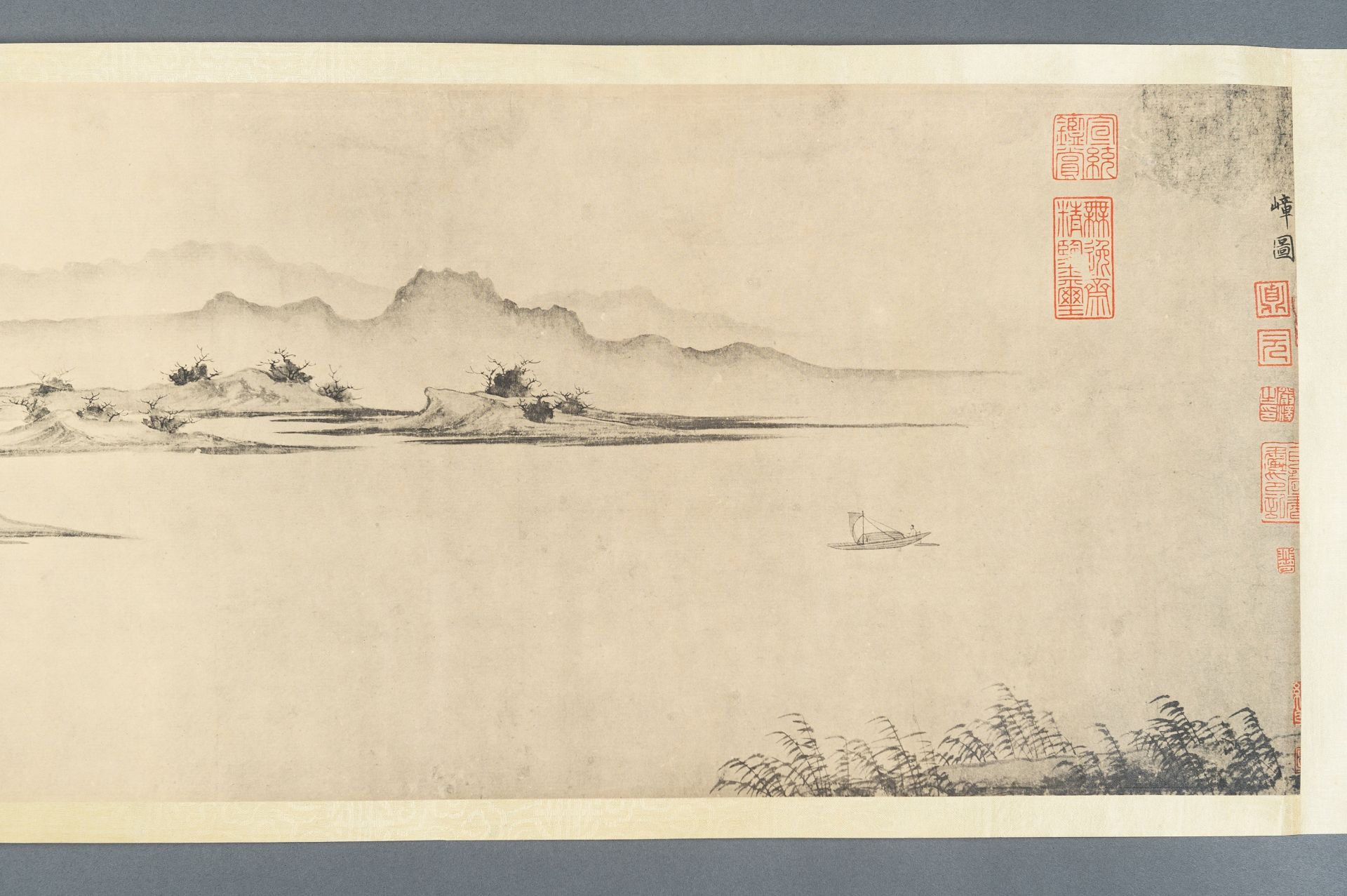 A MUSEUM COPY OF 'RIVERS AND MOUNTAINS, BY CHAO MENG-FU' - Bild 6 aus 16