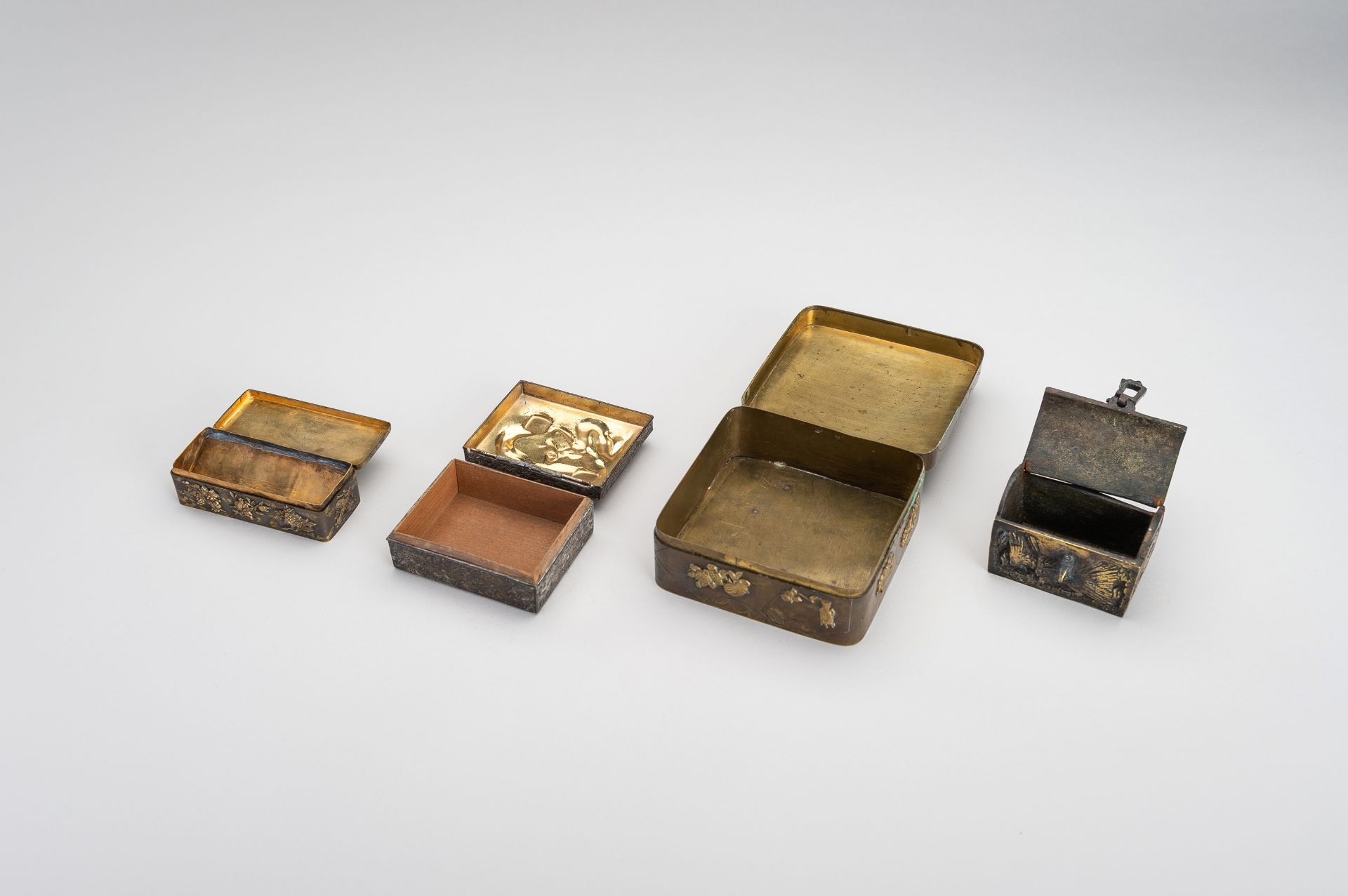 A LOT WITH FOUR METAL BOXES, MEIJI - Image 15 of 16