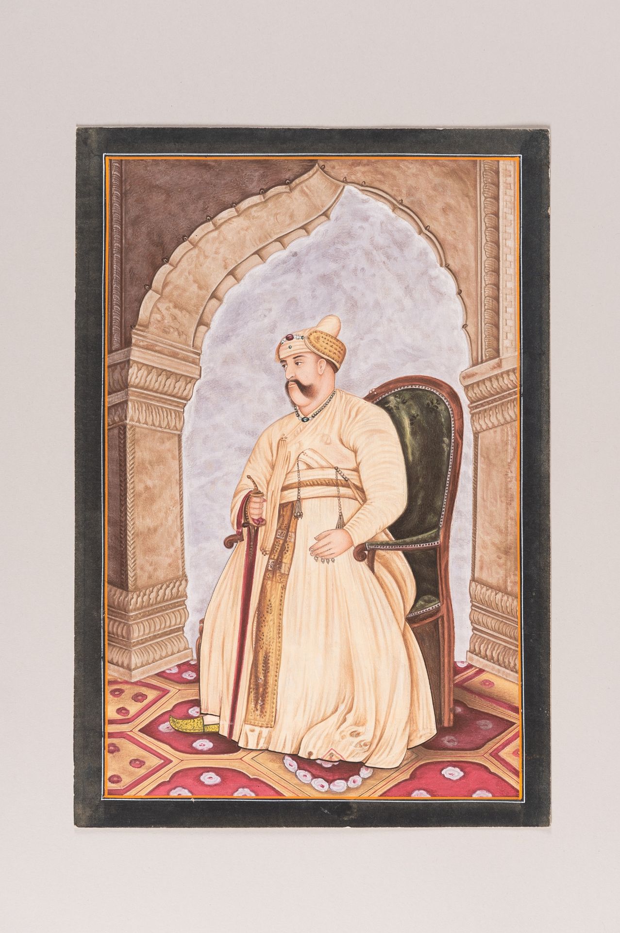 A PORTRAIT OF ASAF UD-DAULA - Image 2 of 5