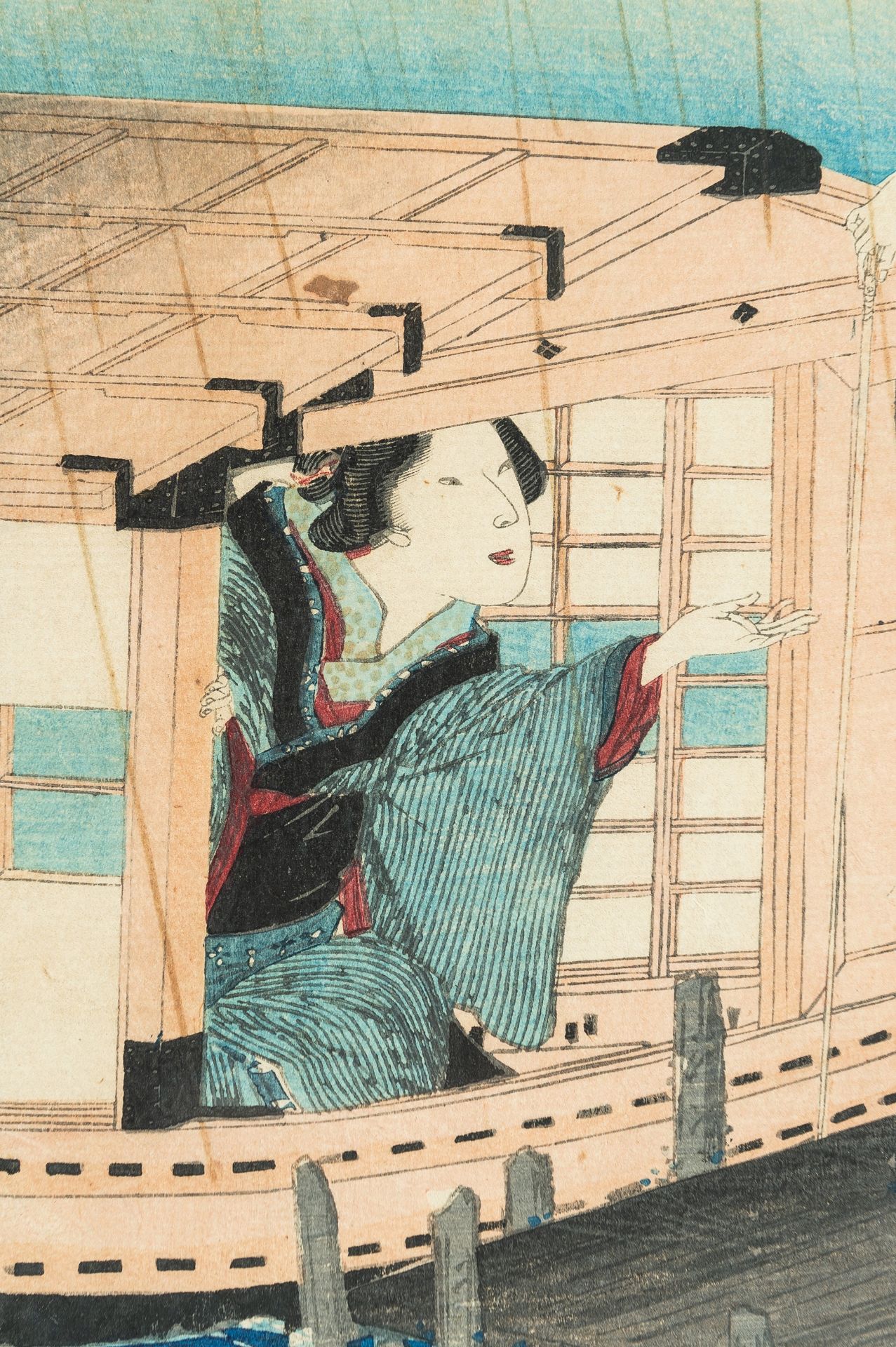 A LOT WITH SIX JAPANESE COLOR WOODBLOCK PRINTS - Image 11 of 31