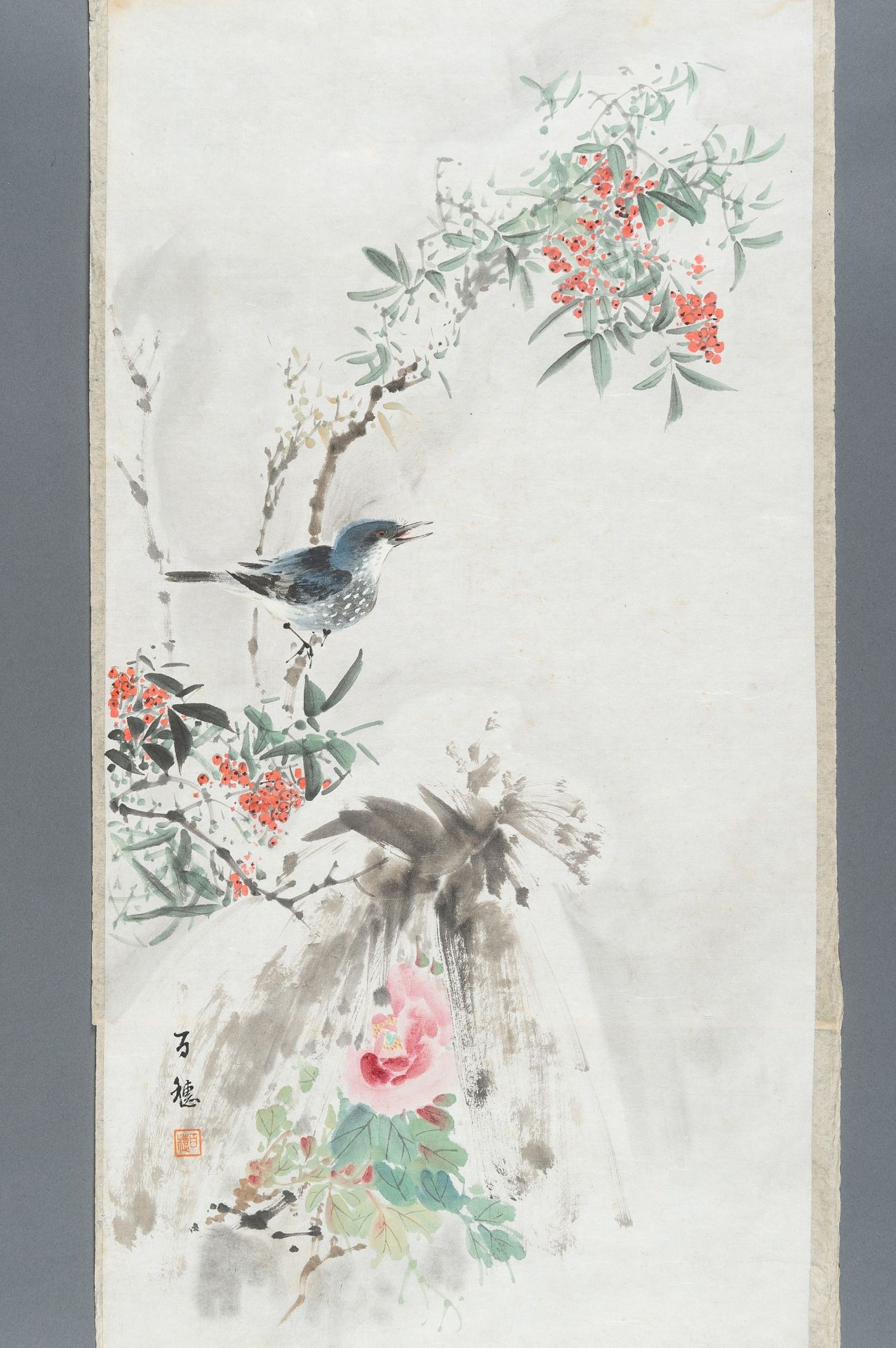 HIRAFUKU HYAKUSUI (1877-1933): TWELWE PAINTINGS OF BIRDS - Bild 5 aus 74