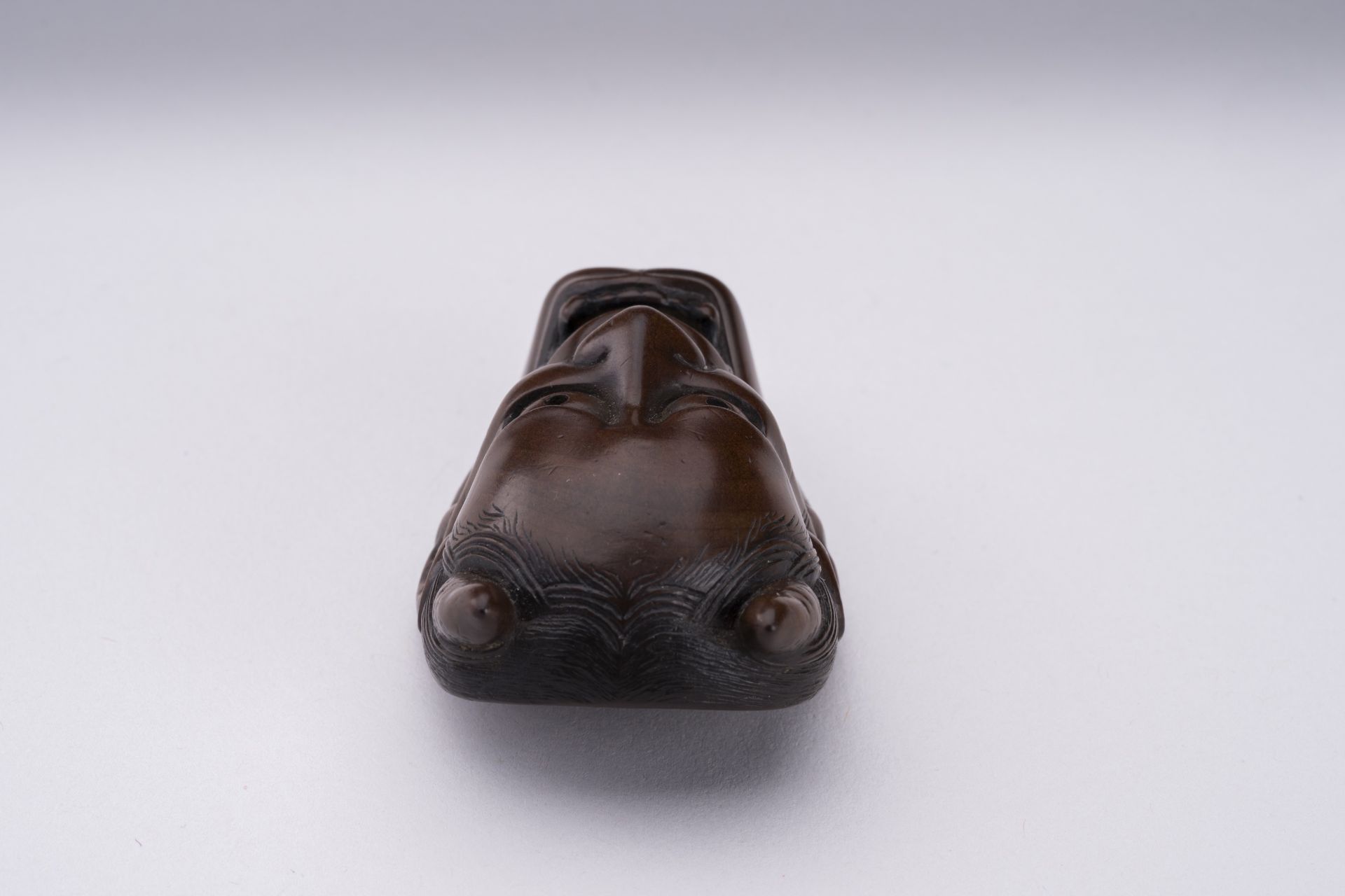 NAOAKI: A BOXWOOD MASK NETSUKE OF HANNYA - Image 5 of 7