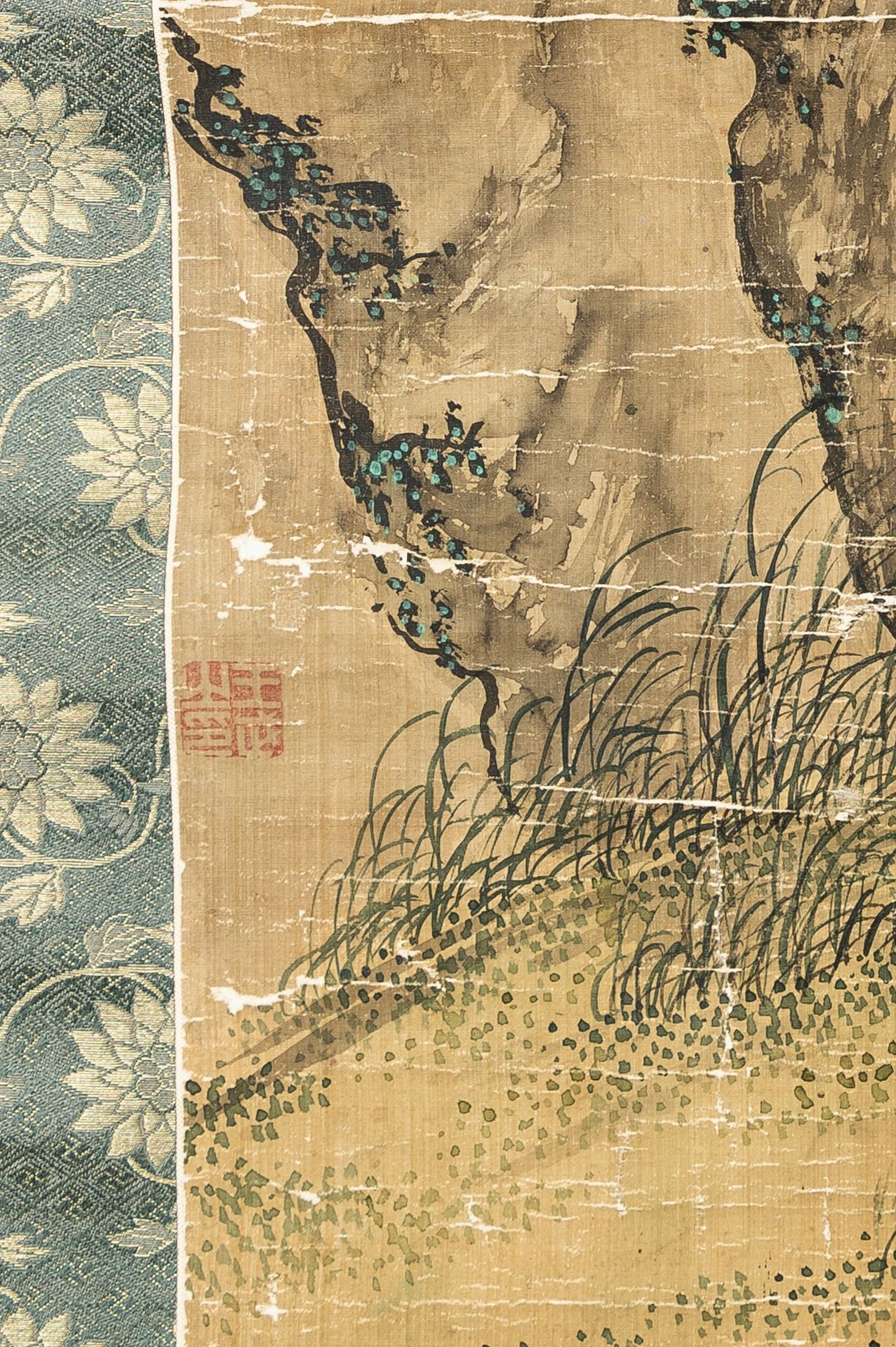 A GROUP OF THREE SCROLL PAINTINGS WITH DUCKS, BIRDS, AND RABBITS, QING - Image 8 of 30