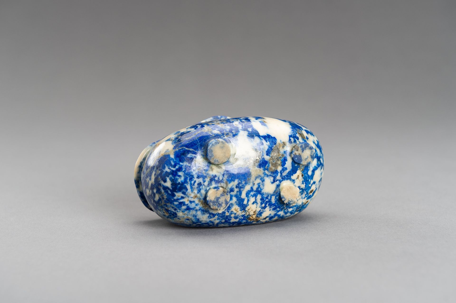 A LAPIS LAZULI BRUSHWASHER, QING - Image 12 of 12