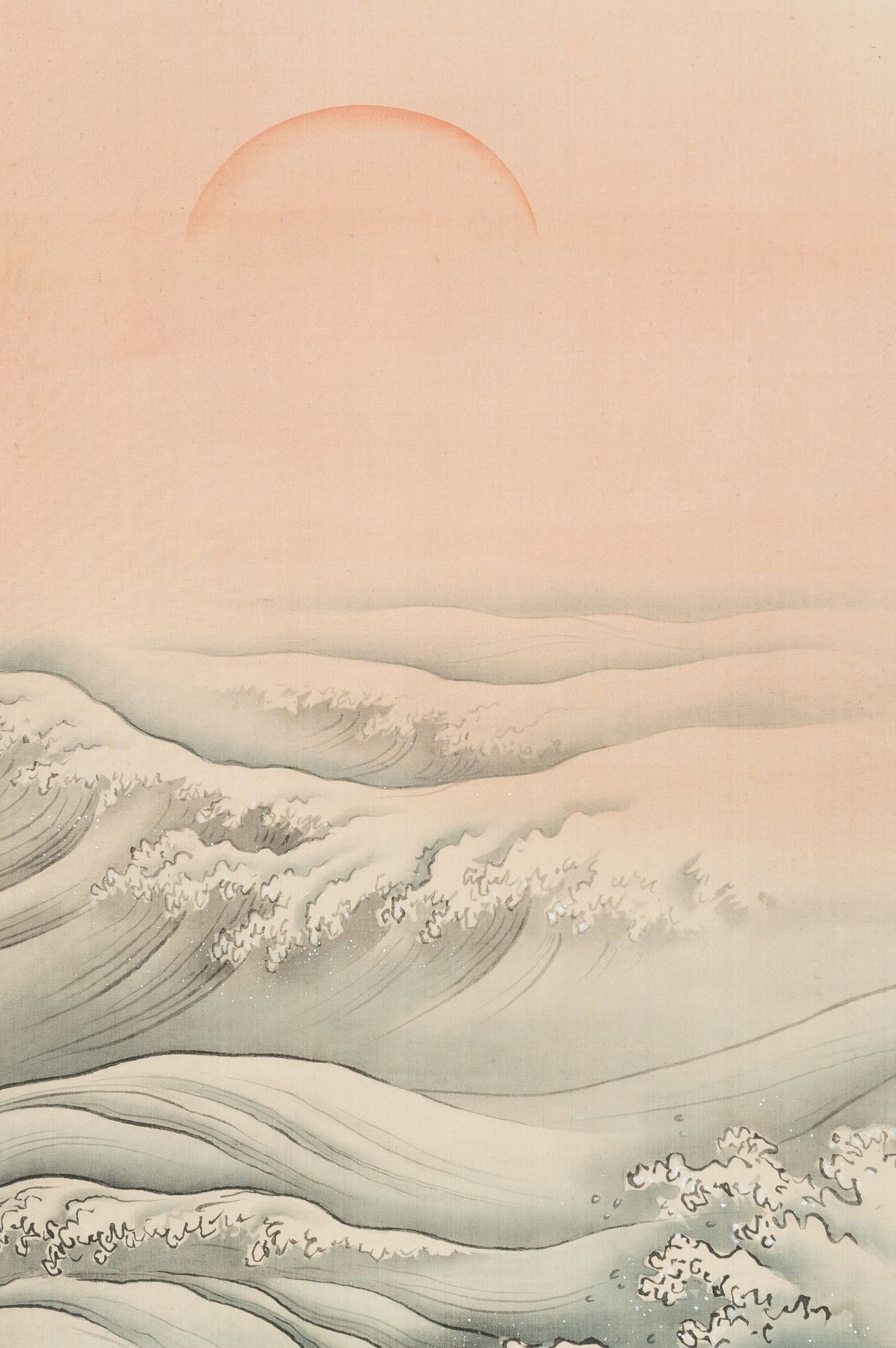 HASHIMOTO GAHO (1835-1908): RISING SUN OVER THE OCEAN - Image 3 of 14