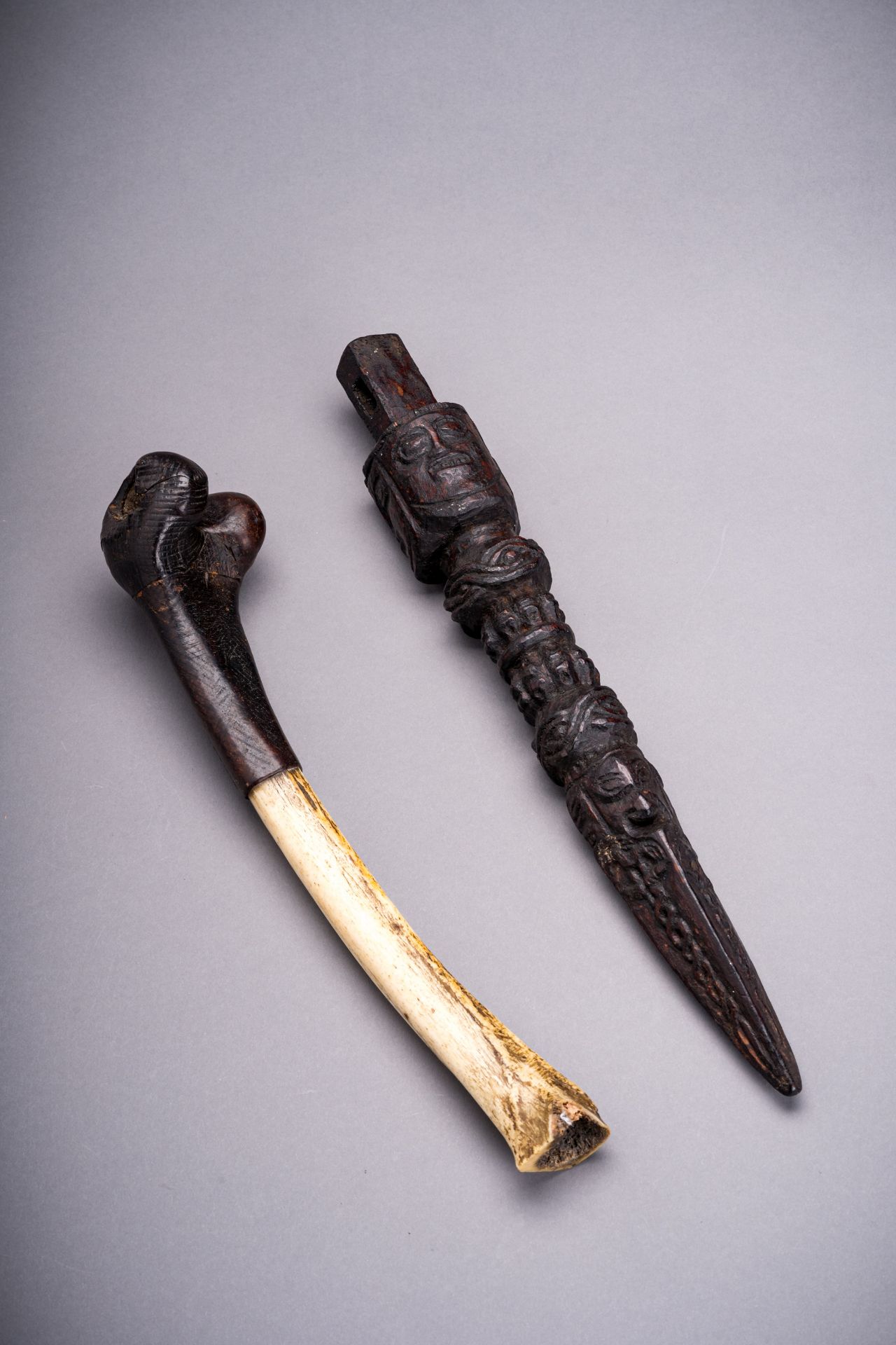 TWO TIBETAN RITUAL OBJECTS - Bild 3 aus 5