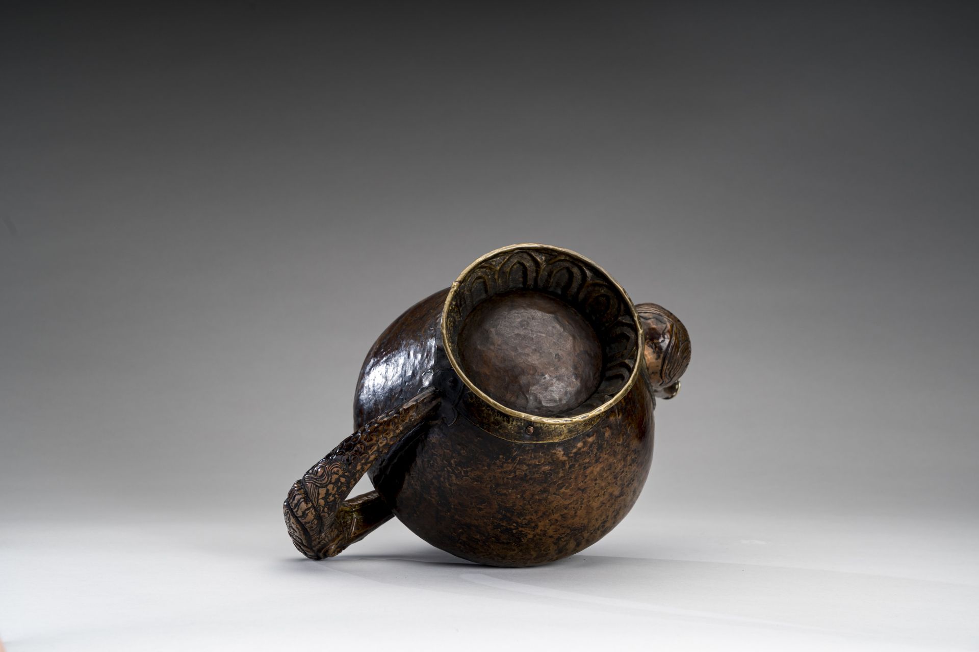 A TIBETAN COPPER EWER, 19th CENTURY - Image 9 of 9