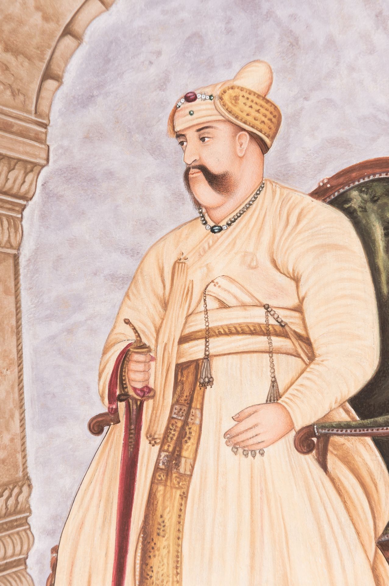 A PORTRAIT OF ASAF UD-DAULA - Image 3 of 5