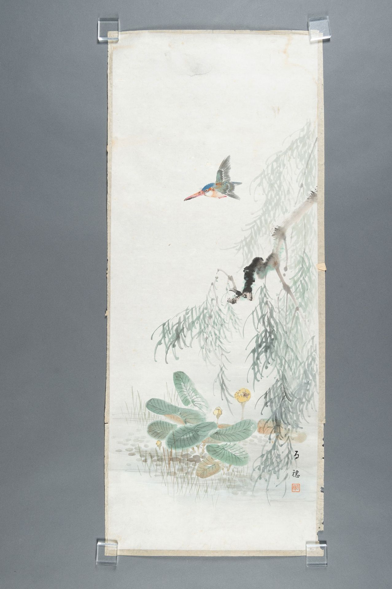 HIRAFUKU HYAKUSUI (1877-1933): TWELWE PAINTINGS OF BIRDS - Bild 27 aus 74