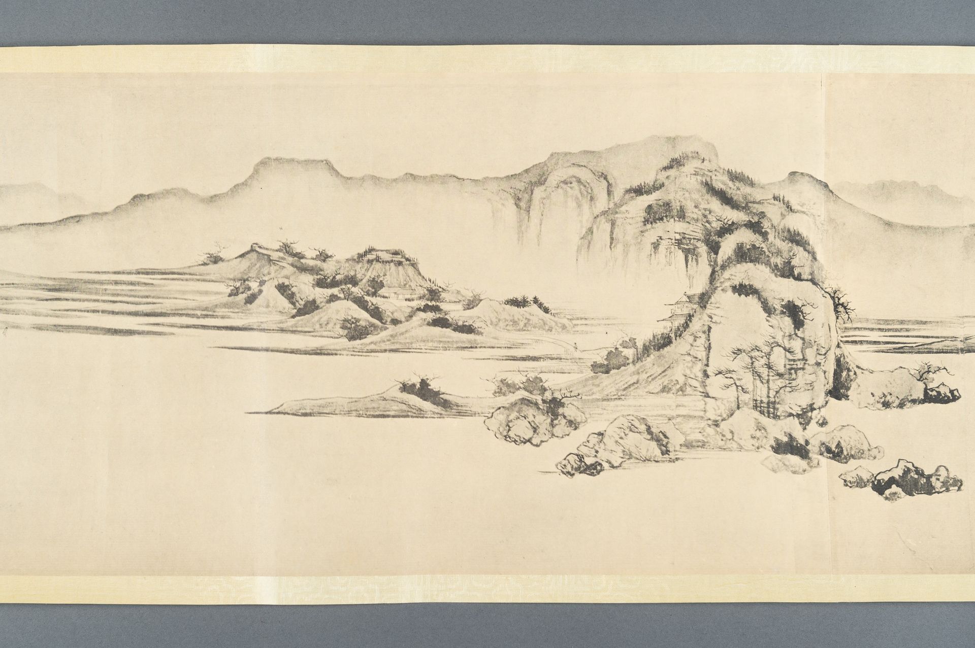 A MUSEUM COPY OF 'RIVERS AND MOUNTAINS, BY CHAO MENG-FU' - Bild 3 aus 16