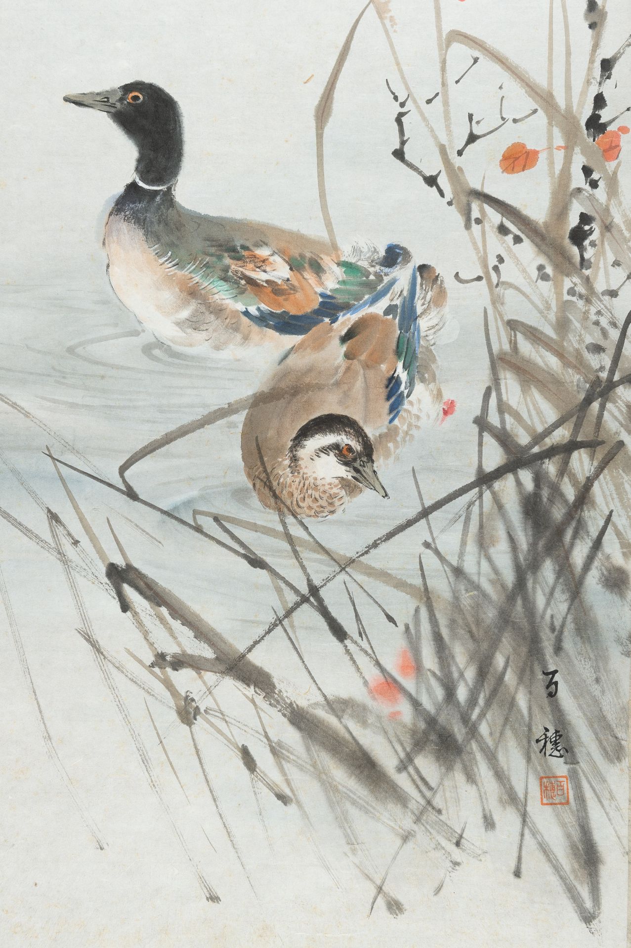 HIRAFUKU HYAKUSUI (1877-1933): TWELWE PAINTINGS OF BIRDS - Bild 36 aus 74