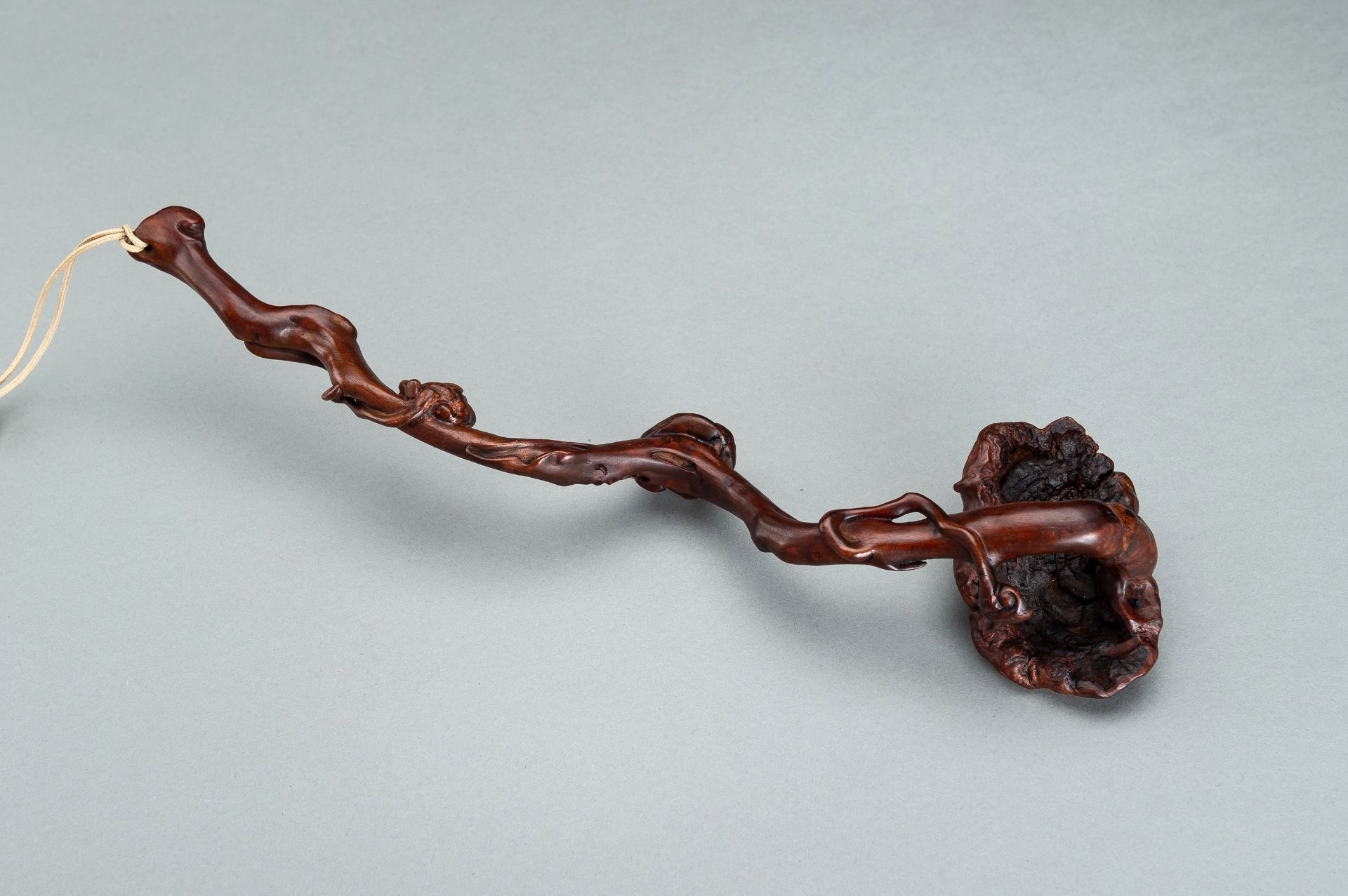 A ROOTWOOD RUYI SCEPTER, 1900s - Image 4 of 12