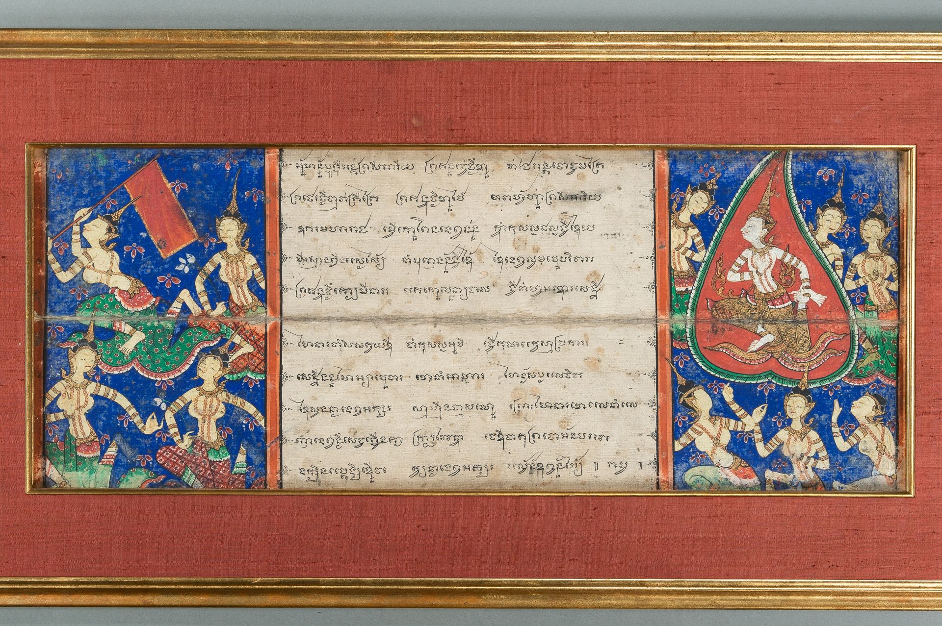 TWO ILLUSTRATED 'PHRA MALAI' MANUSCRIPT LEAVES, 19TH CENTURY - Bild 10 aus 17