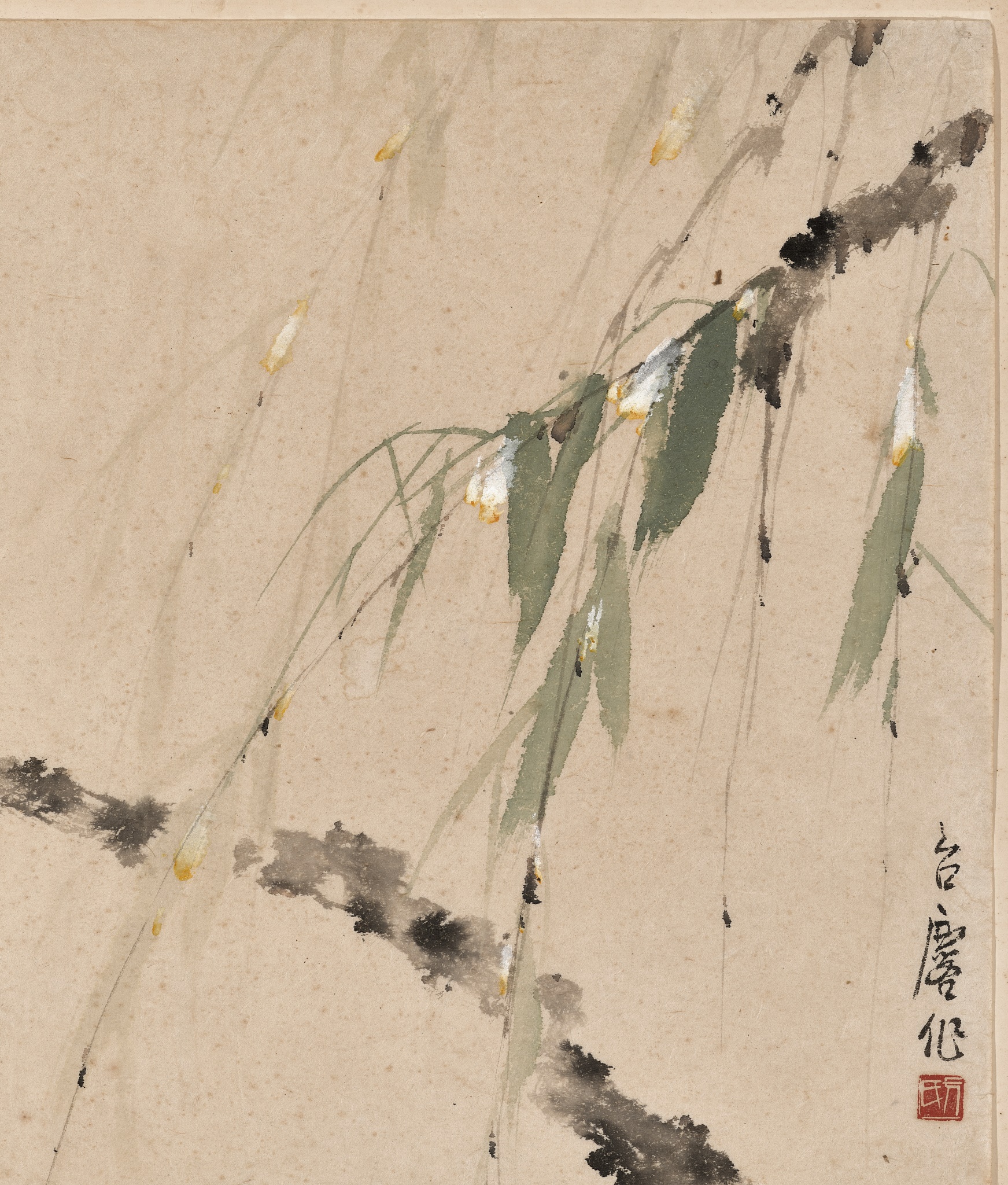 BIRD AND BAMBOO', BY FANG ZHAOLIN (1914-2006) - Image 7 of 8