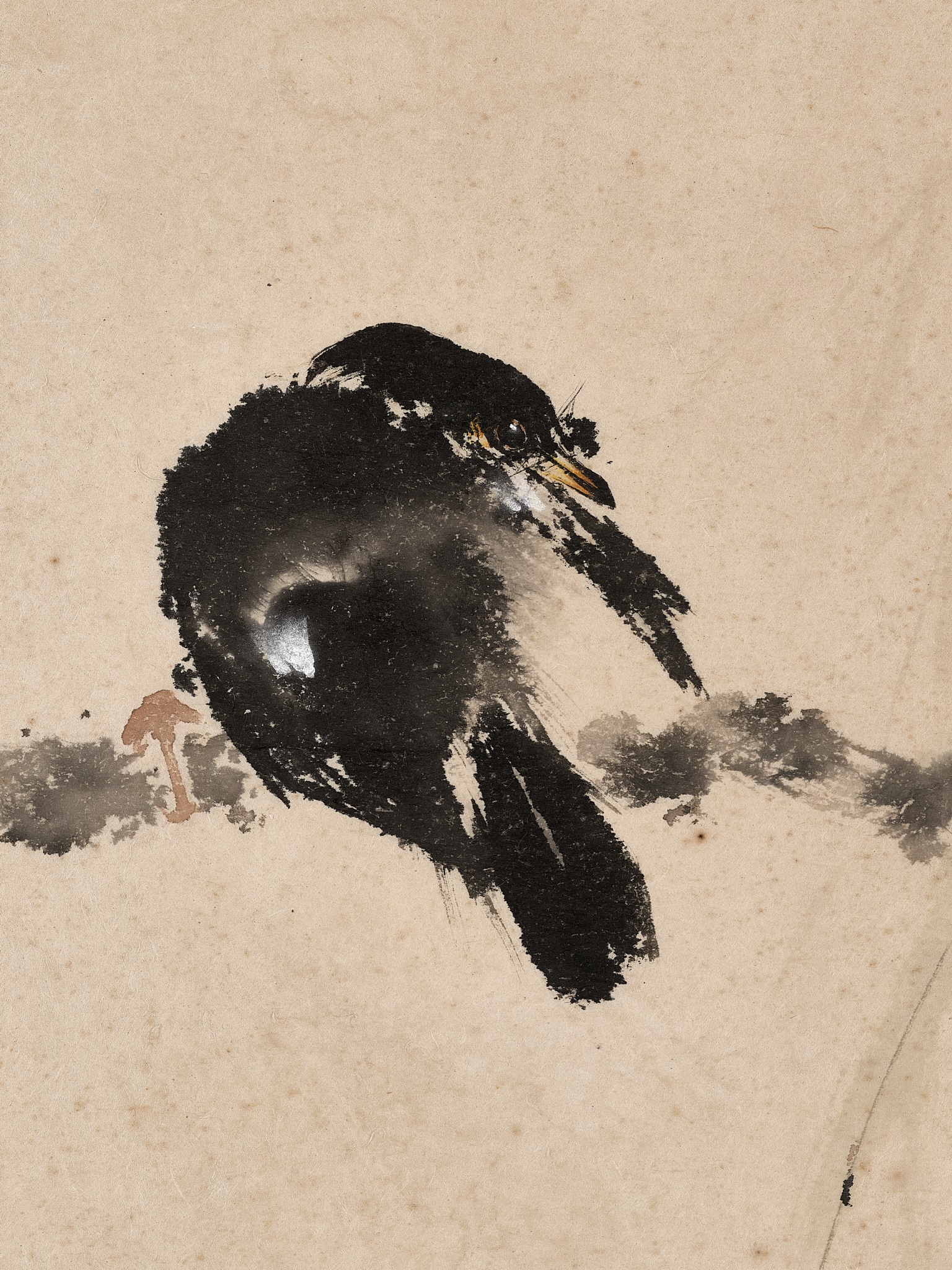 BIRD AND BAMBOO', BY FANG ZHAOLIN (1914-2006) - Image 3 of 8