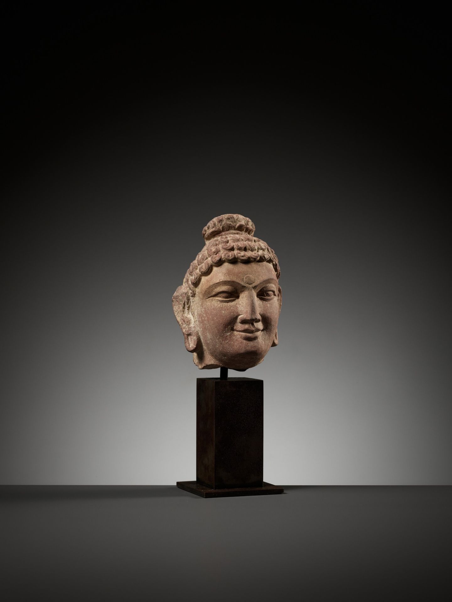 A RED SANDSTONE HEAD OF BUDDHA, MATHURA, KUSHAN PERIOD - Image 15 of 15