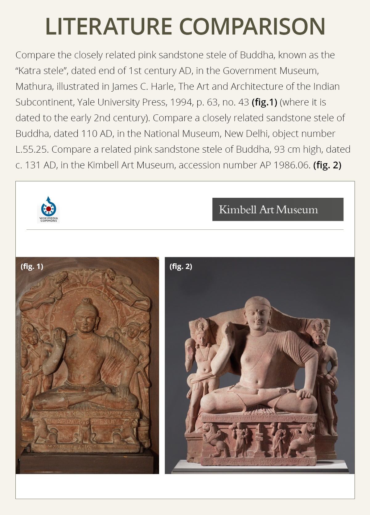 A PINK SANDSTONE STELE DEPICTING BUDDHA, MATHURA, 2ND-3RD CENTURY - Image 4 of 15