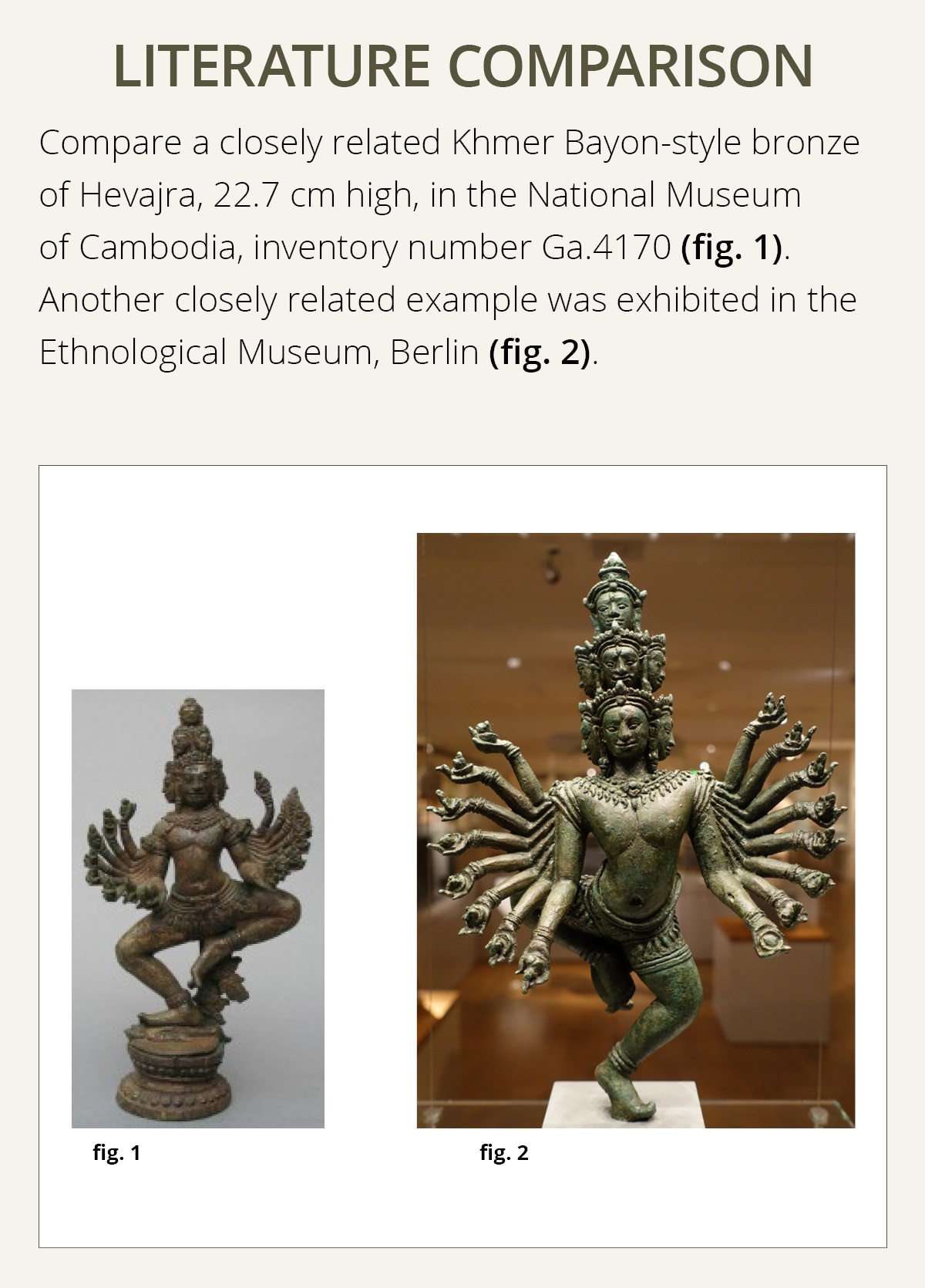 A BRONZE FIGURE OF A DANCING HEVAJRA, ANGKOR PERIOD, BAYON STYLE - Image 5 of 14